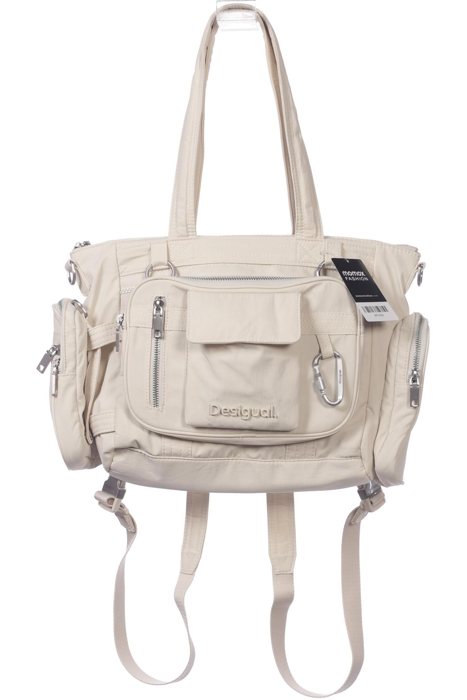 

Desigual Damen Handtasche, cremeweiß, Gr.