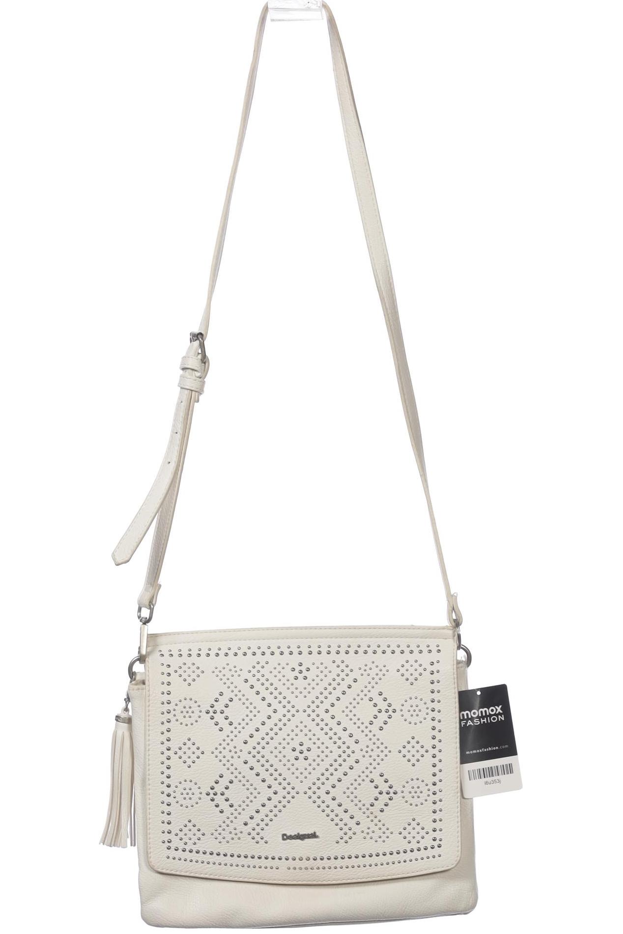

Desigual Damen Handtasche, cremeweiß, Gr.