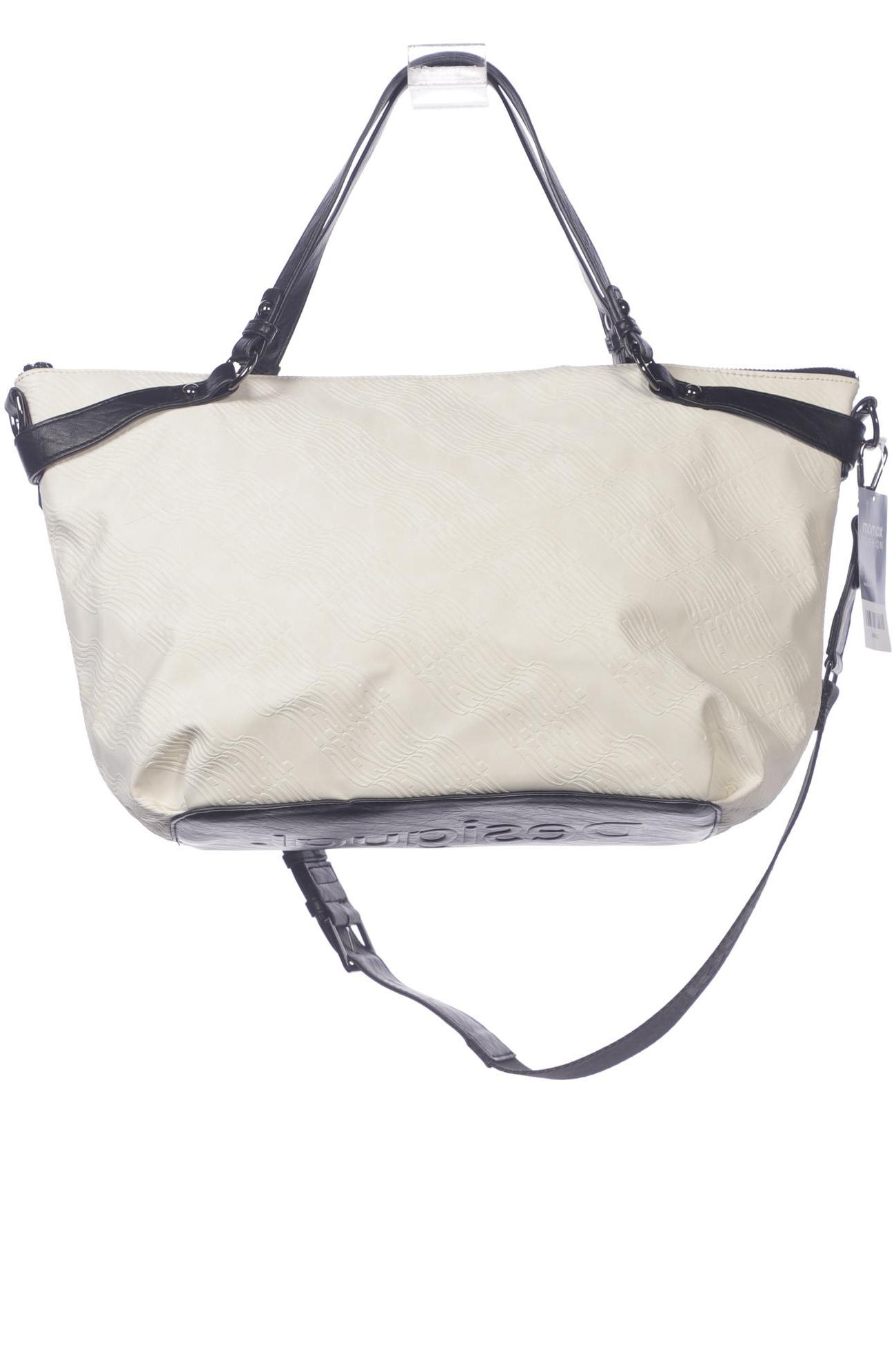 

Desigual Damen Handtasche, cremeweiß, Gr.