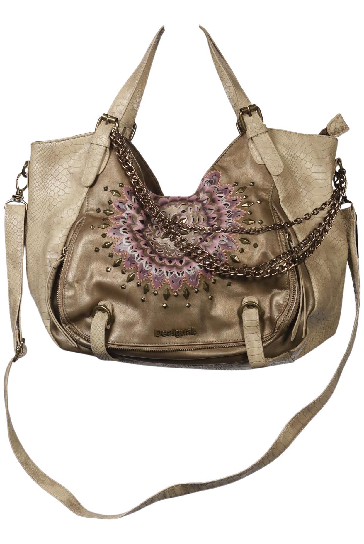 

Desigual Damen Handtasche, beige, Gr.