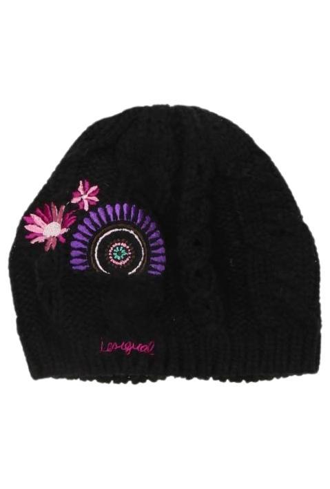 

Desigual Damen Hut/Mütze, schwarz, Gr. uni