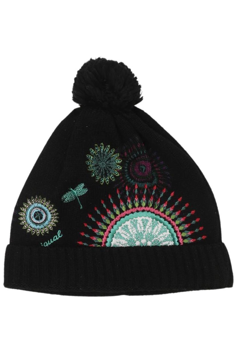 

Desigual Damen Hut/Mütze, schwarz, Gr. uni