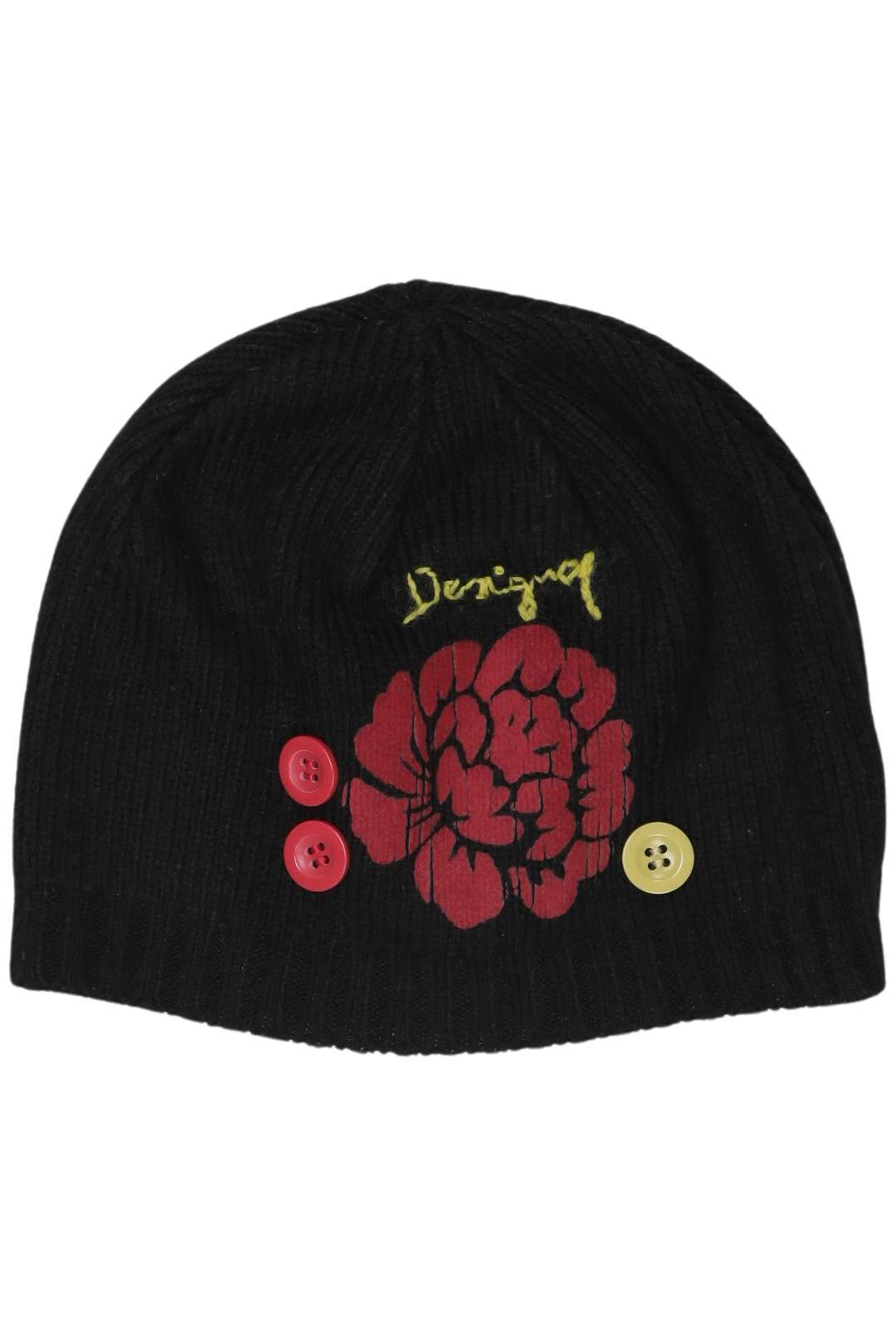 

Desigual Damen Hut/Mütze, schwarz, Gr. uni