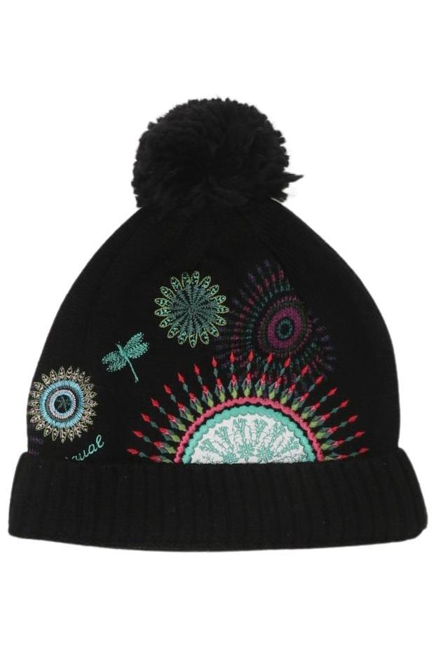 

Desigual Damen Hut/Mütze, schwarz, Gr. uni