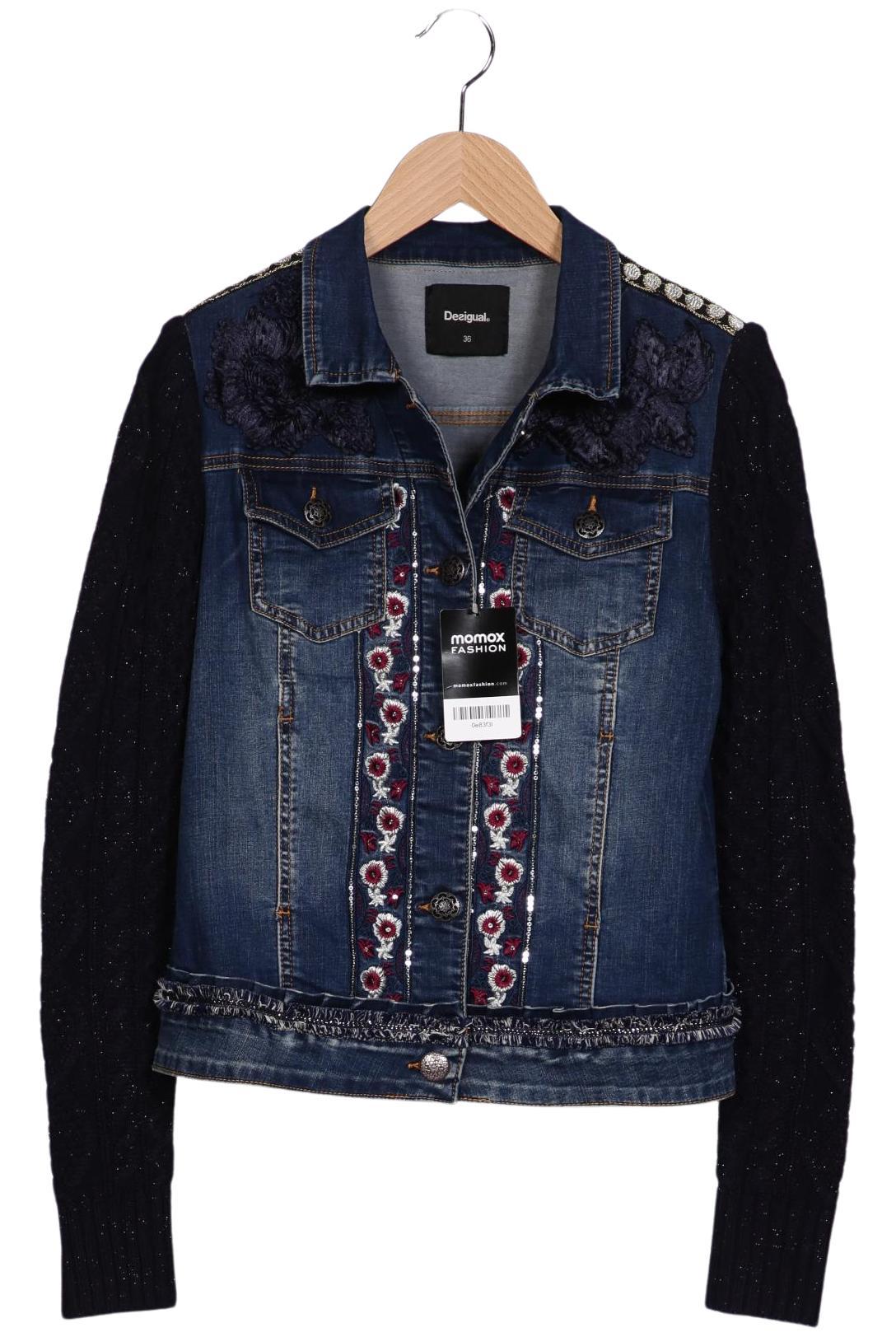 

Desigual Damen Jacke, marineblau, Gr. 36