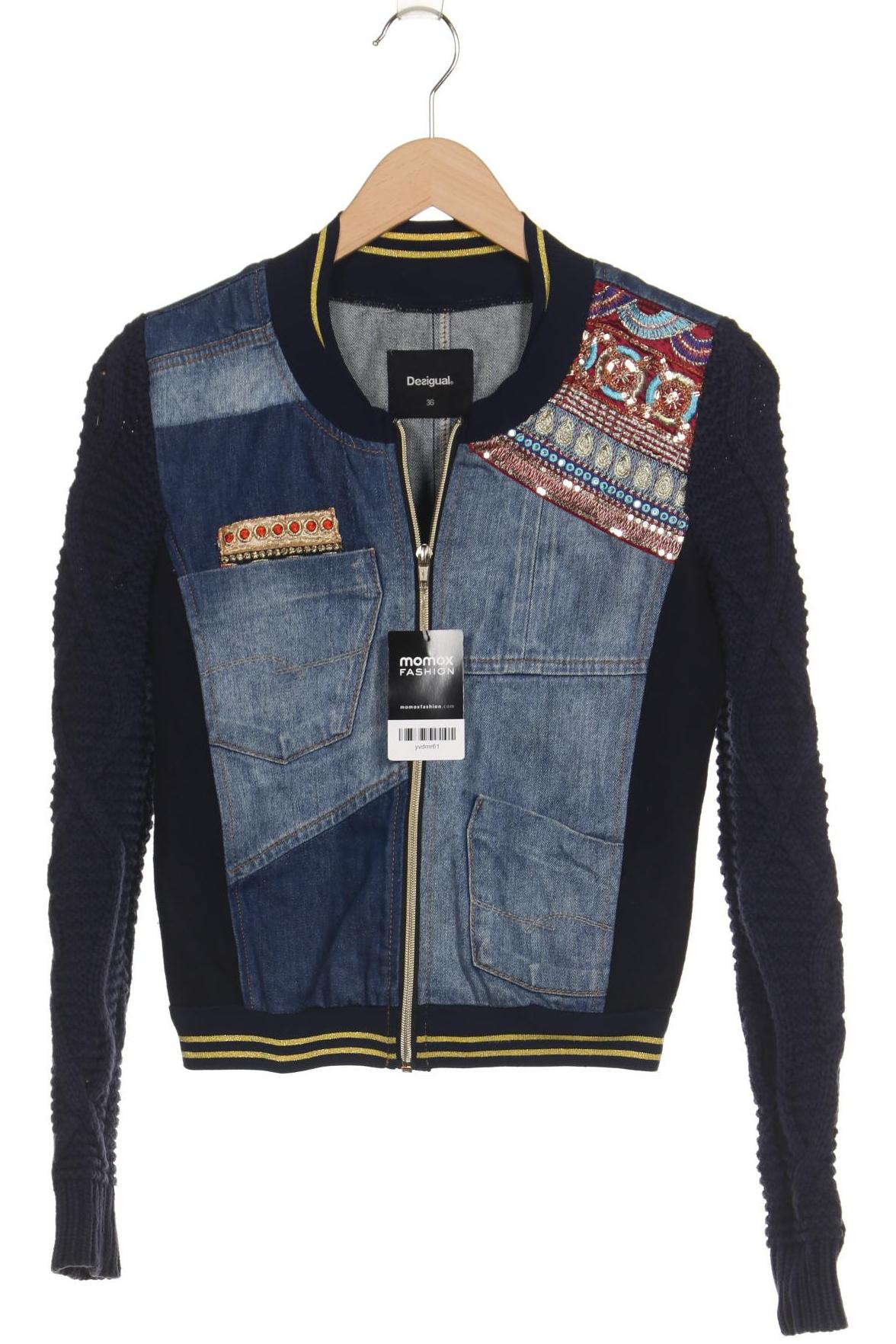 

Desigual Damen Jacke, marineblau, Gr. 36