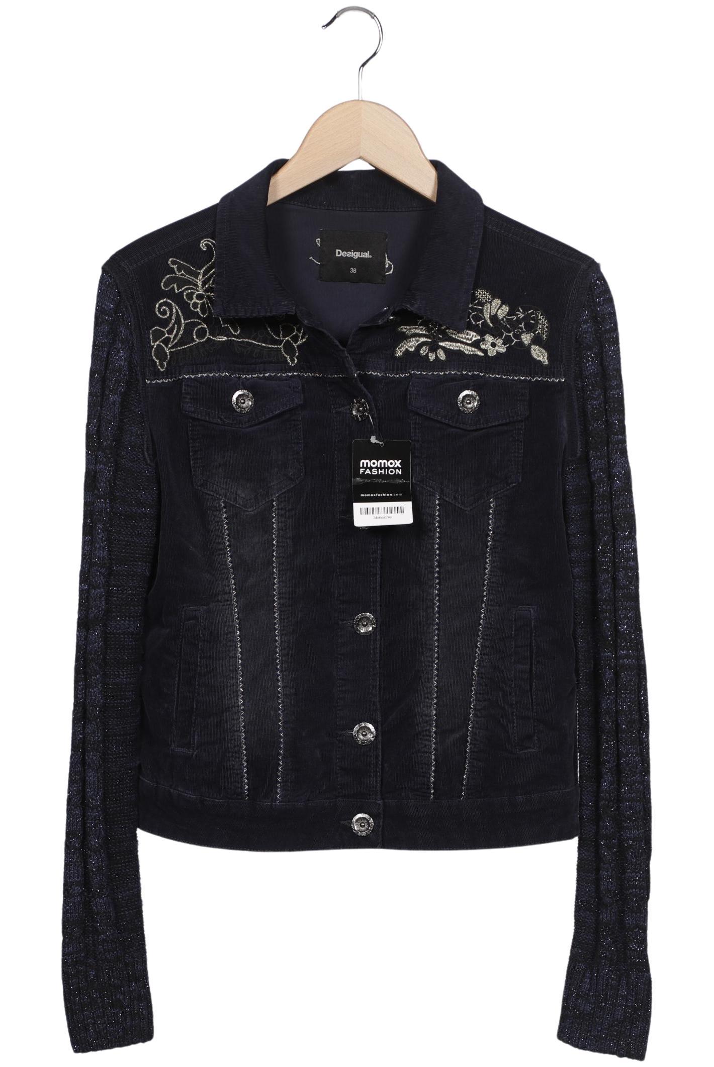 

Desigual Damen Jacke, marineblau, Gr. 38