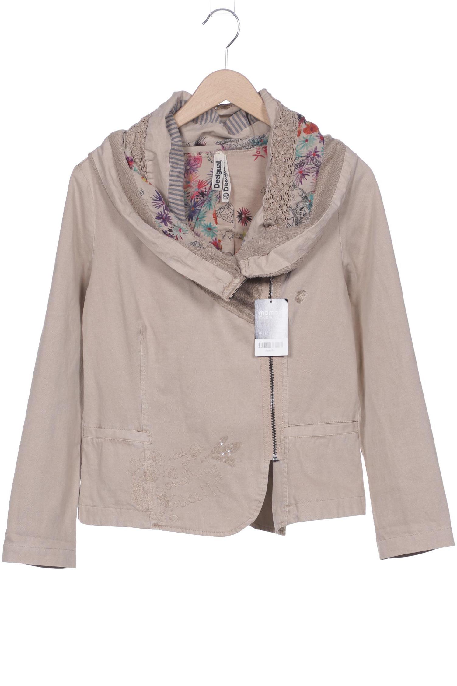 

Desigual Damen Jacke, beige, Gr. 42