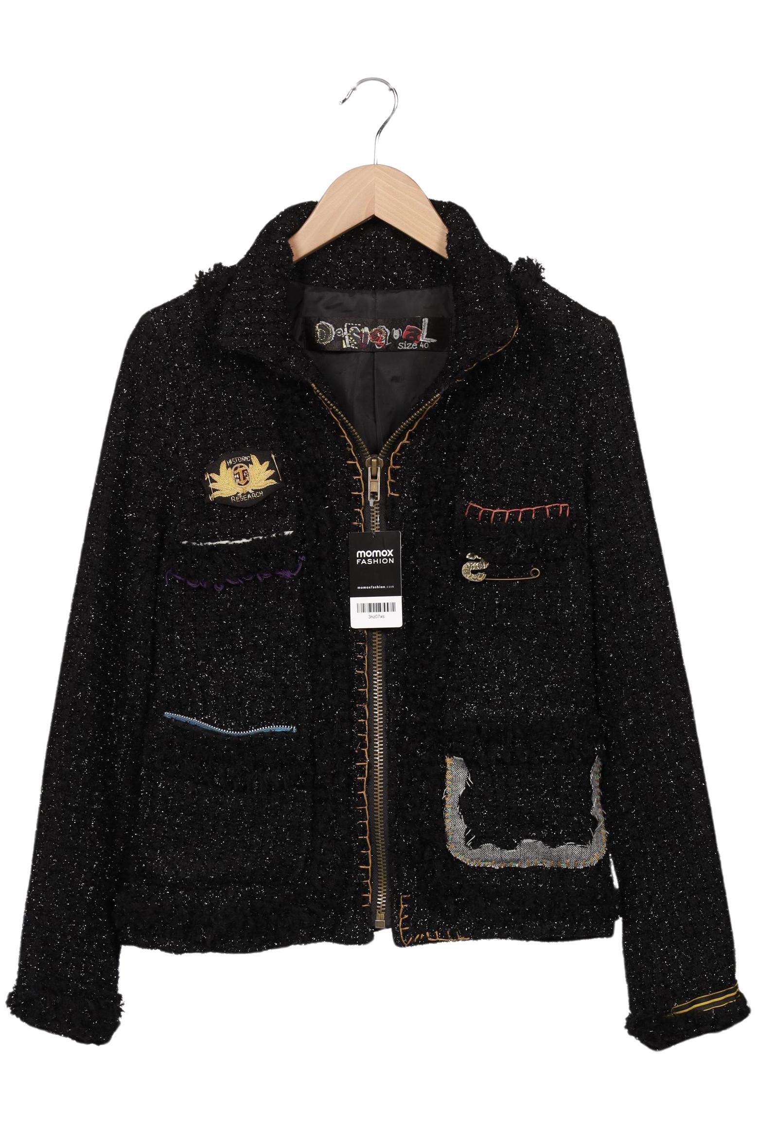 

Desigual Damen Jacke, schwarz, Gr. 40