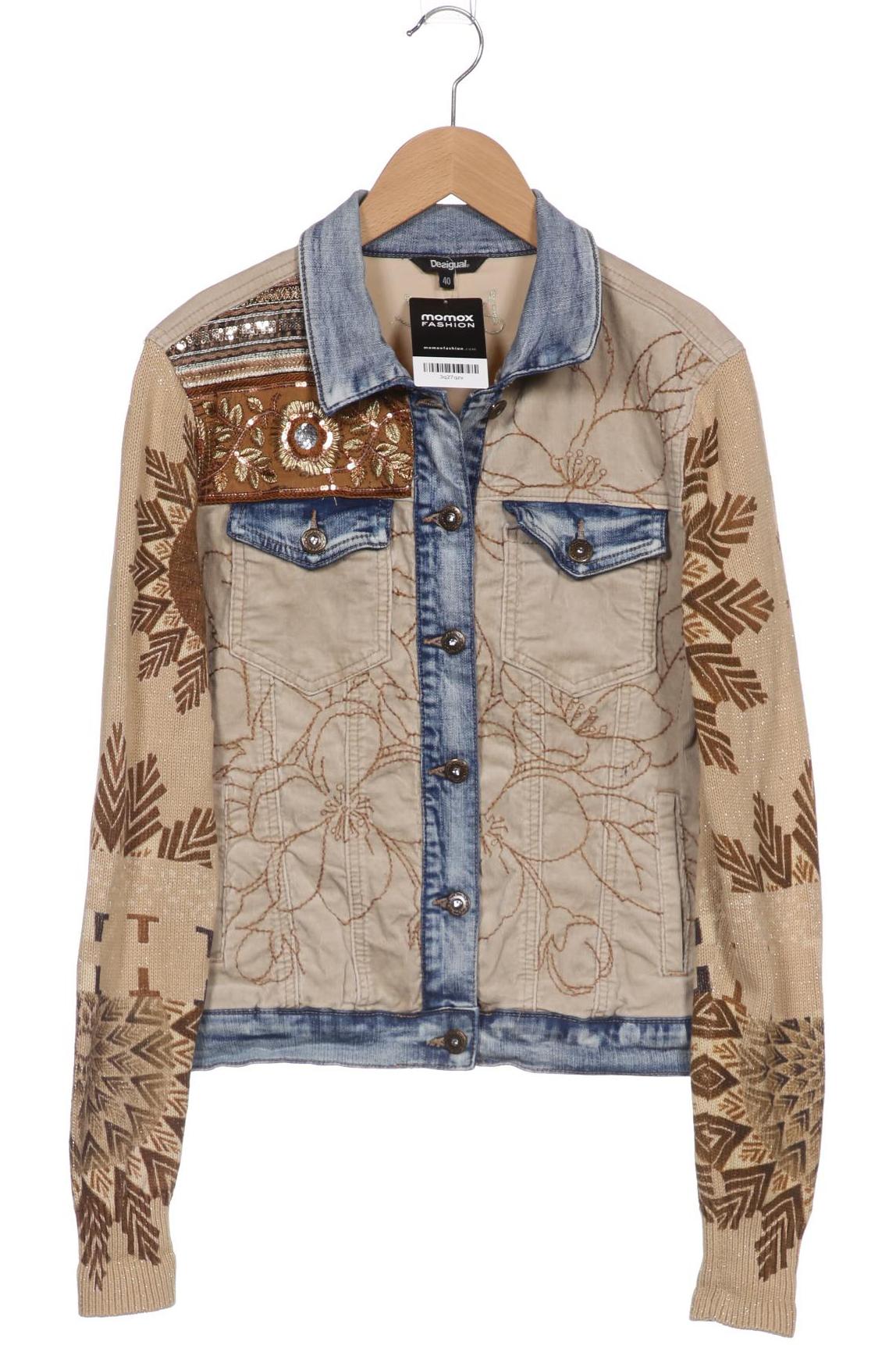 

Desigual Damen Jacke, beige, Gr. 40