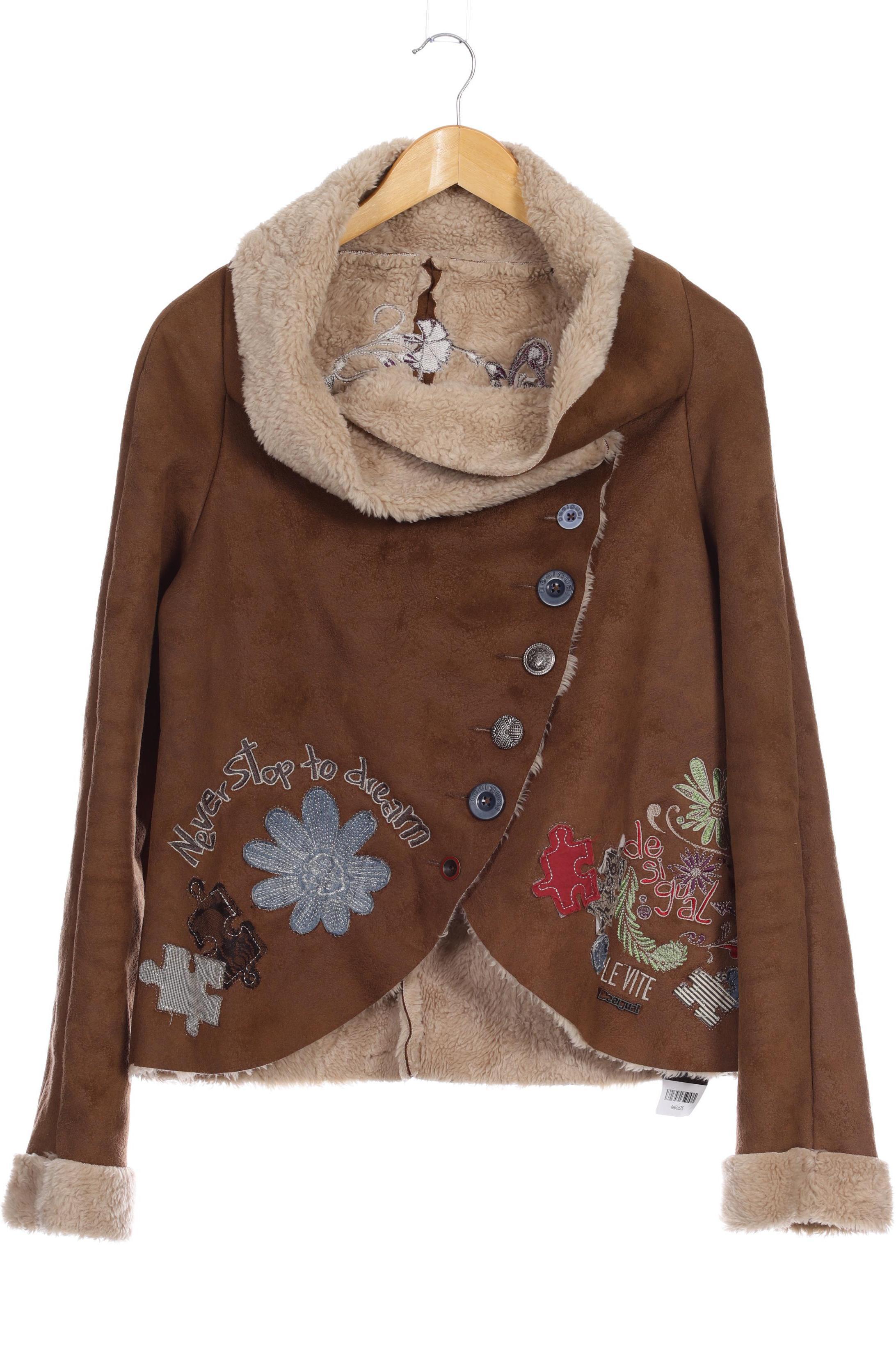 

Desigual Damen Jacke, braun, Gr. 42