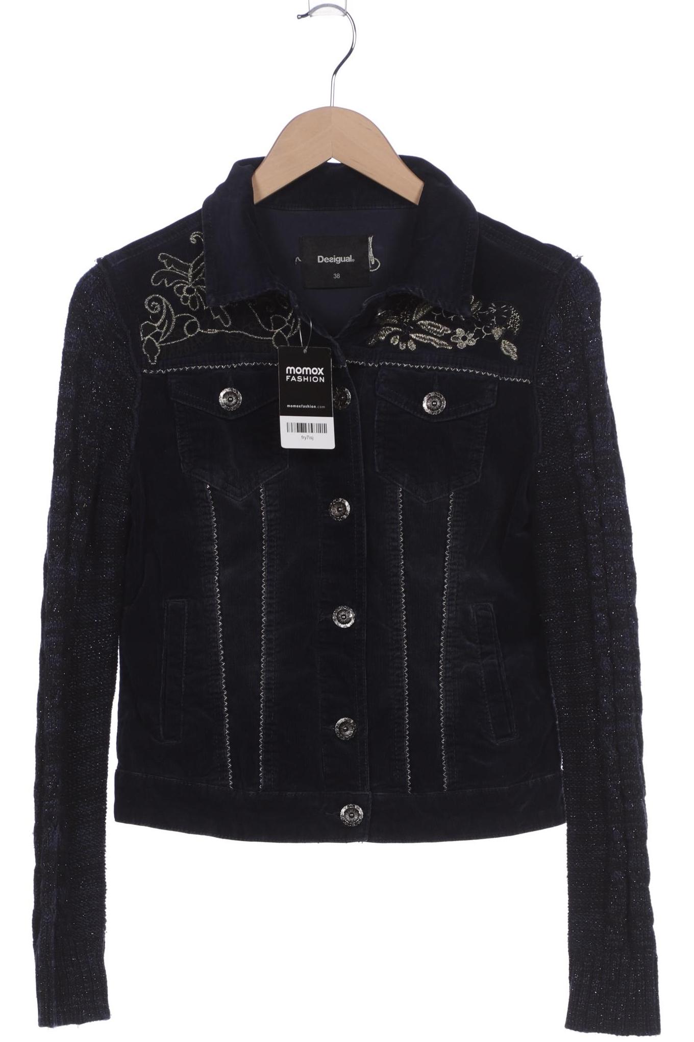 

Desigual Damen Jacke, marineblau, Gr. 38