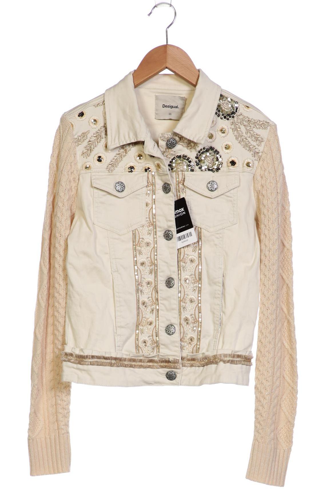

Desigual Damen Jacke, beige, Gr. 38