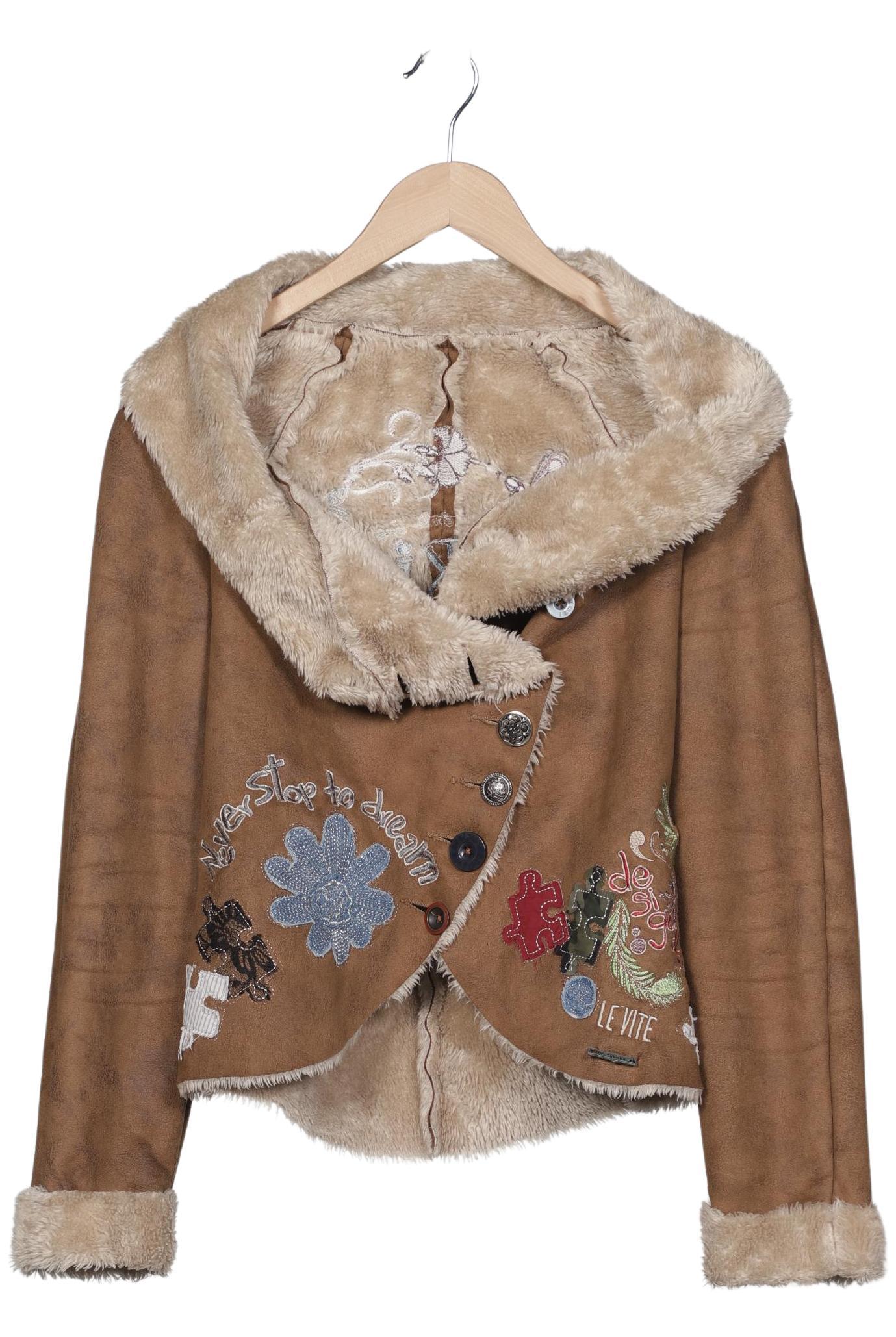 

Desigual Damen Jacke, braun, Gr. 38