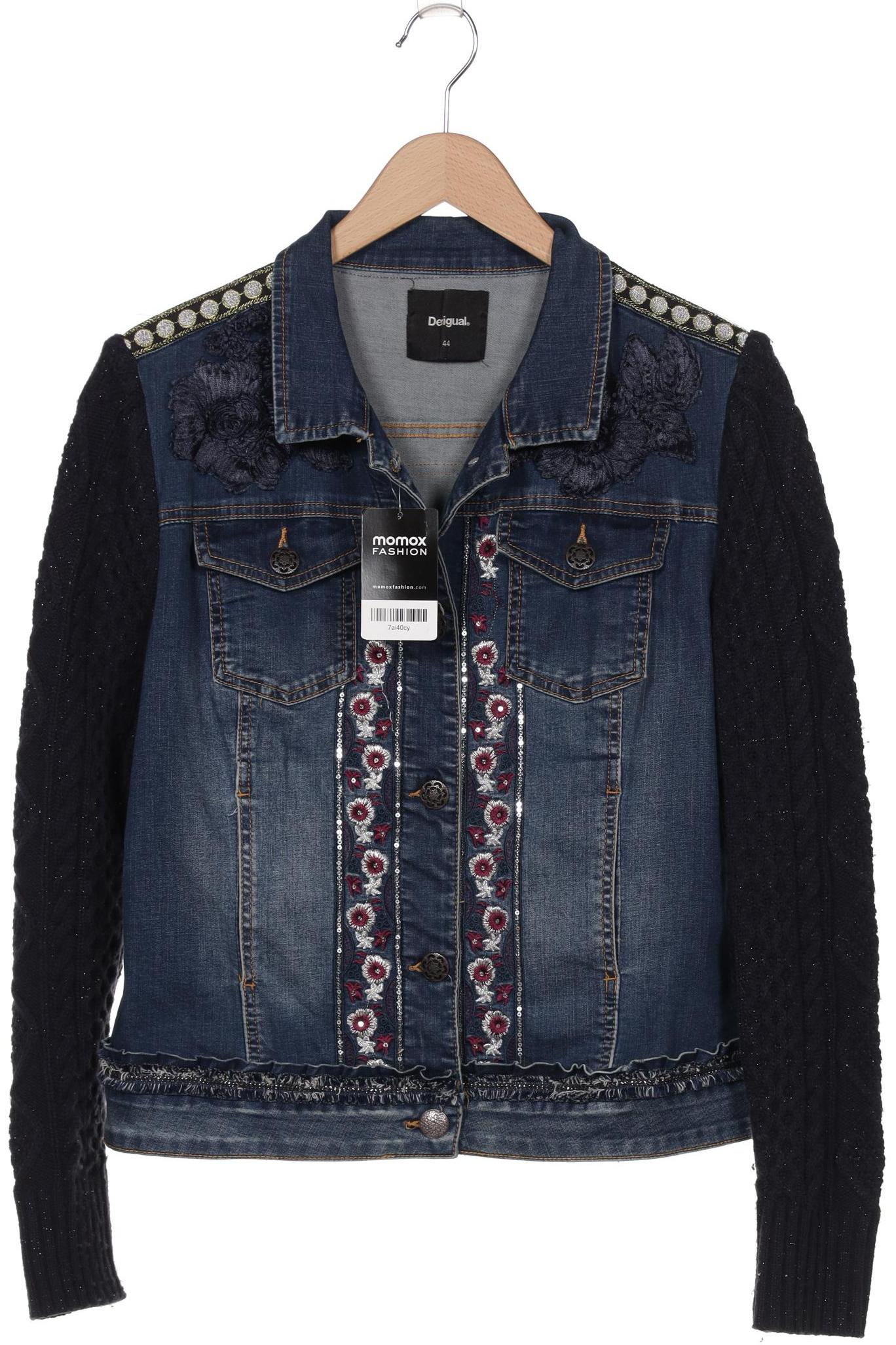 

Desigual Damen Jacke, marineblau, Gr. 44