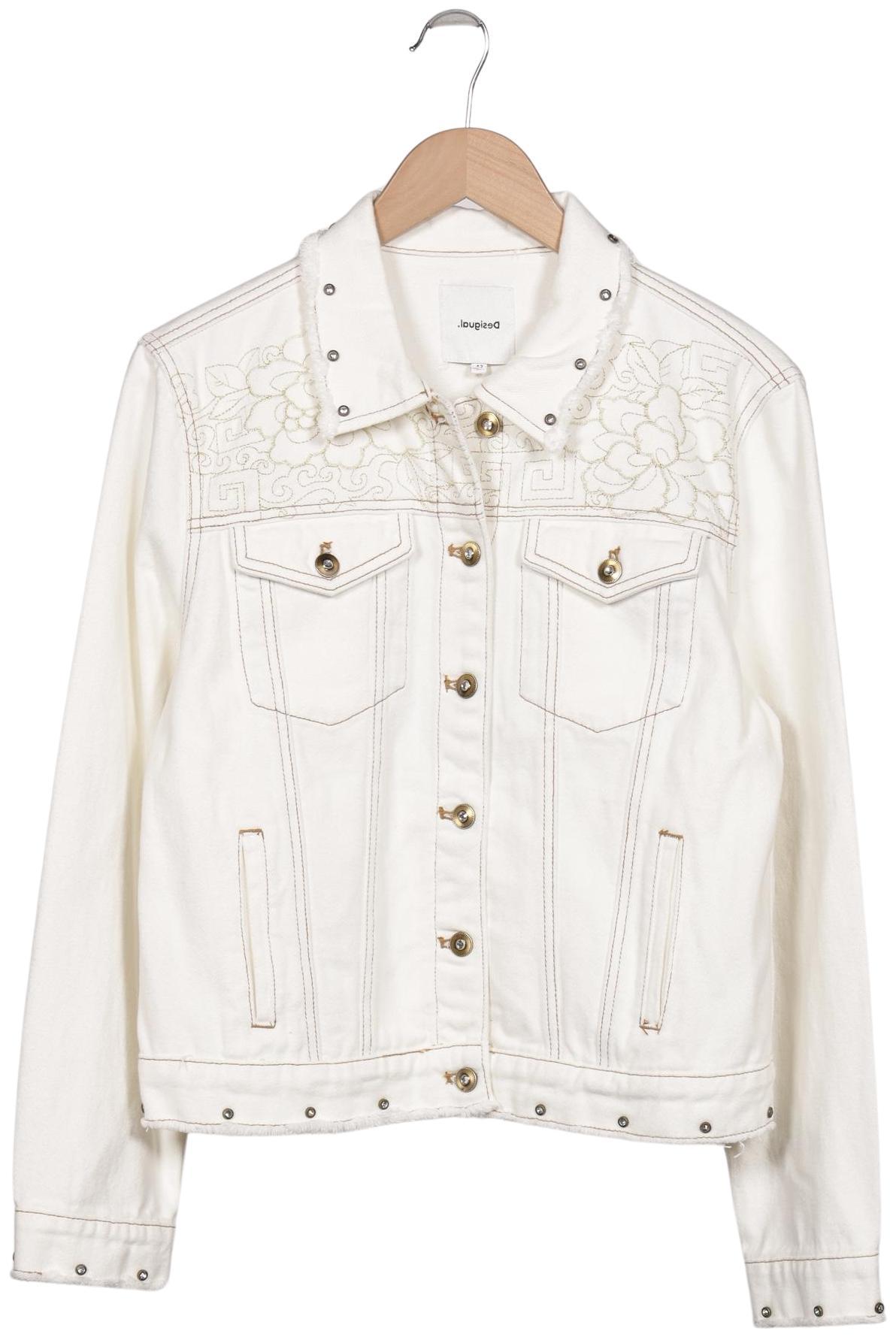 

Desigual Damen Jacke, cremeweiß, Gr. 42