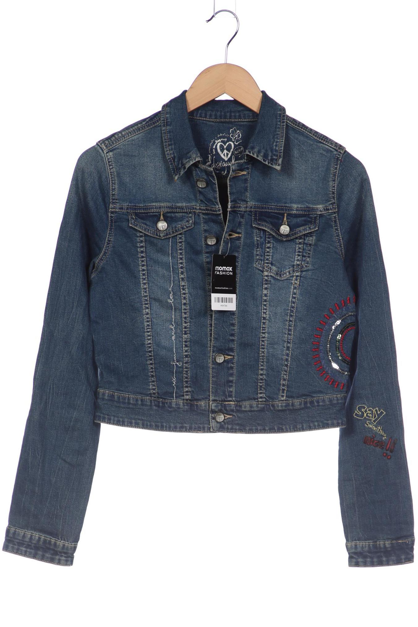 

Desigual Damen Jacke, marineblau, Gr. 38