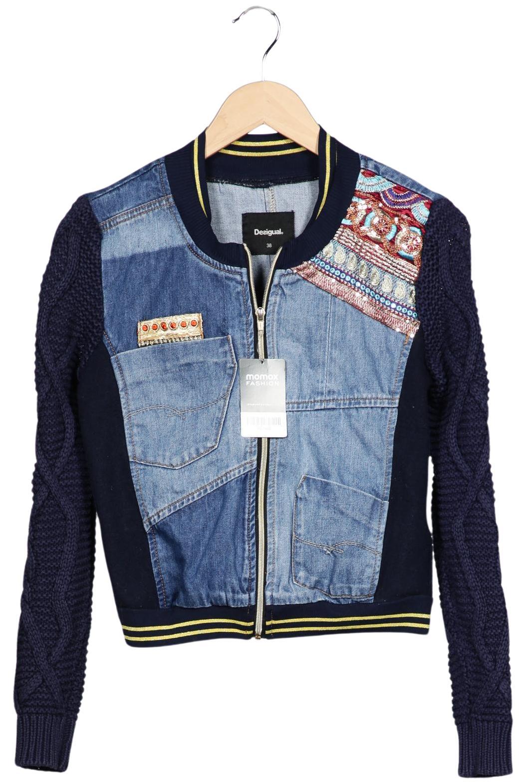 

Desigual Damen Jacke, marineblau, Gr. 38