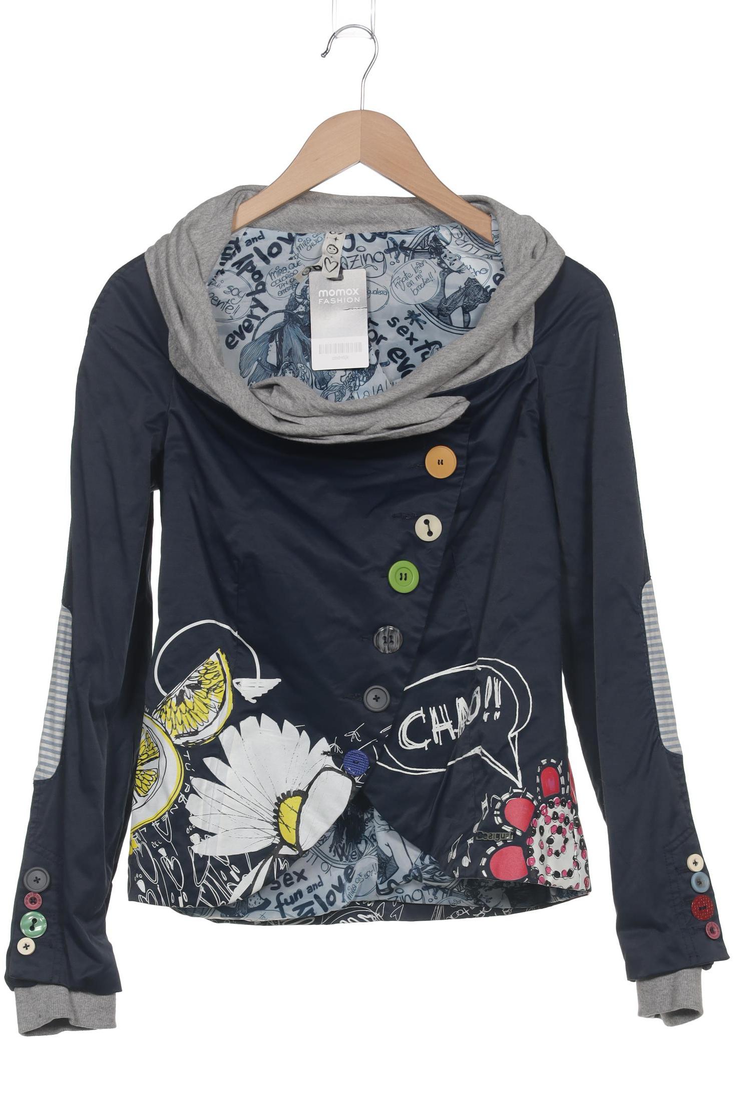 

Desigual Damen Jacke, marineblau, Gr. 38