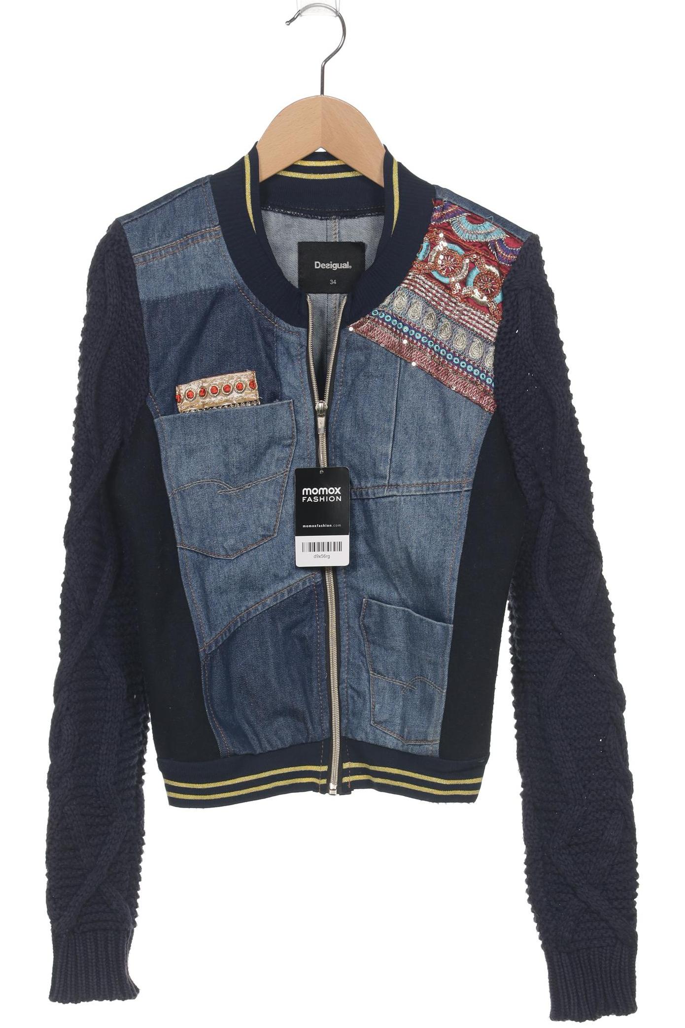 

Desigual Damen Jacke, blau, Gr. 34