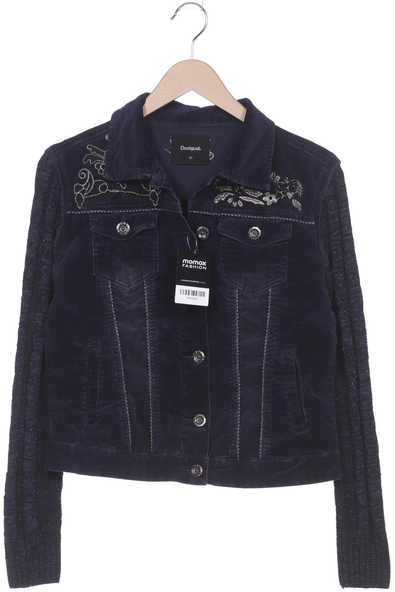 

Desigual Damen Jacke, marineblau, Gr. 40