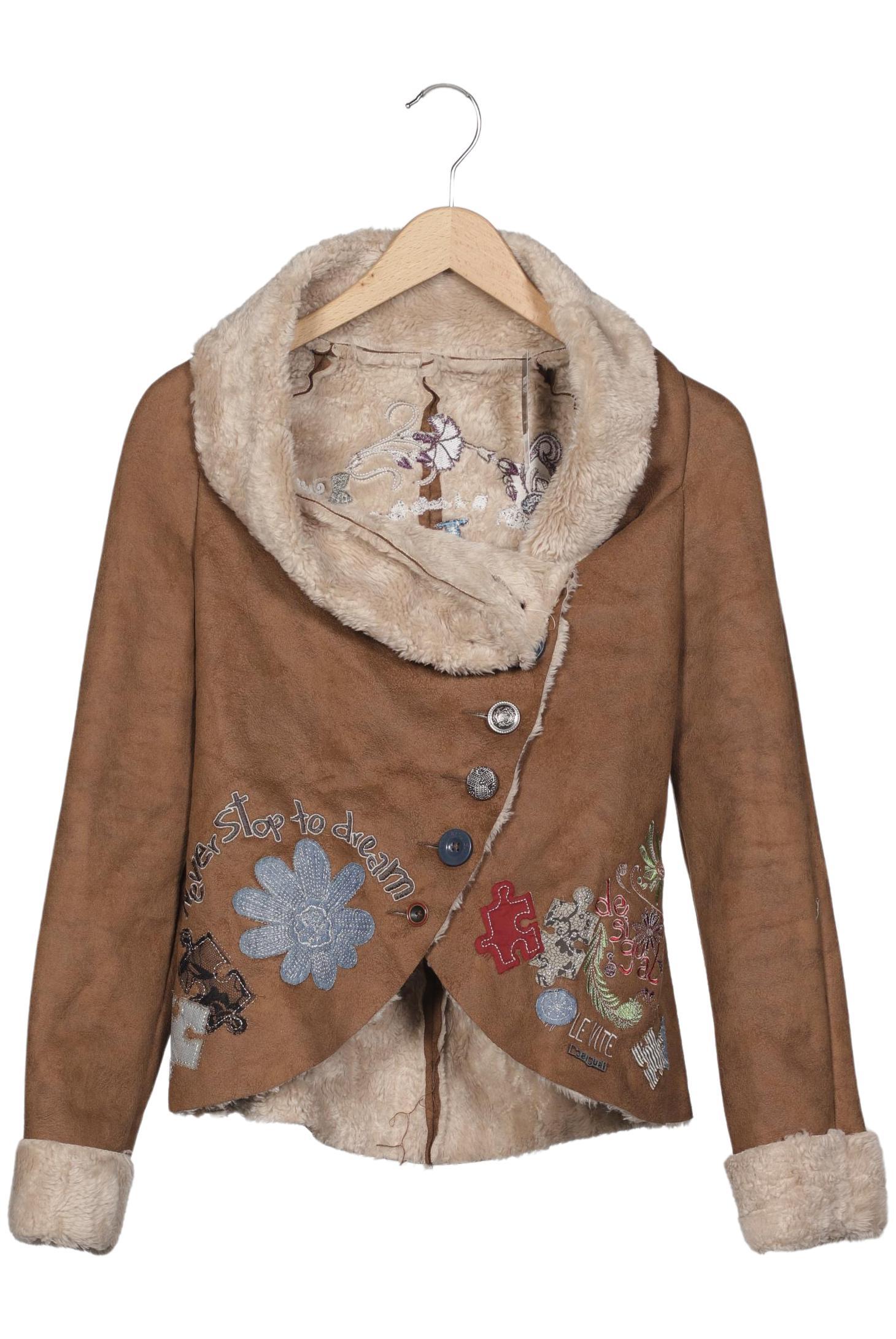 

Desigual Damen Jacke, braun, Gr. 38