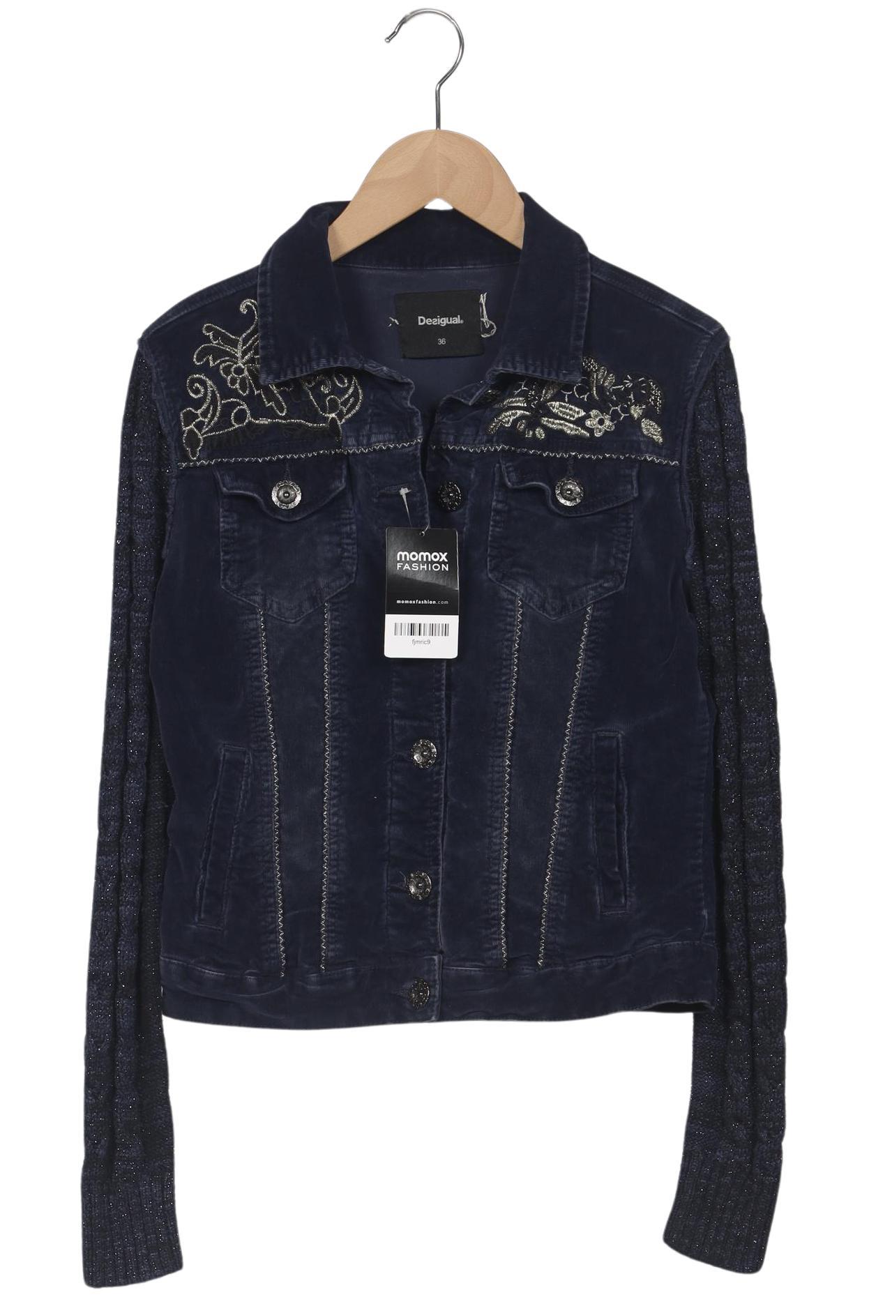 

Desigual Damen Jacke, marineblau, Gr. 36