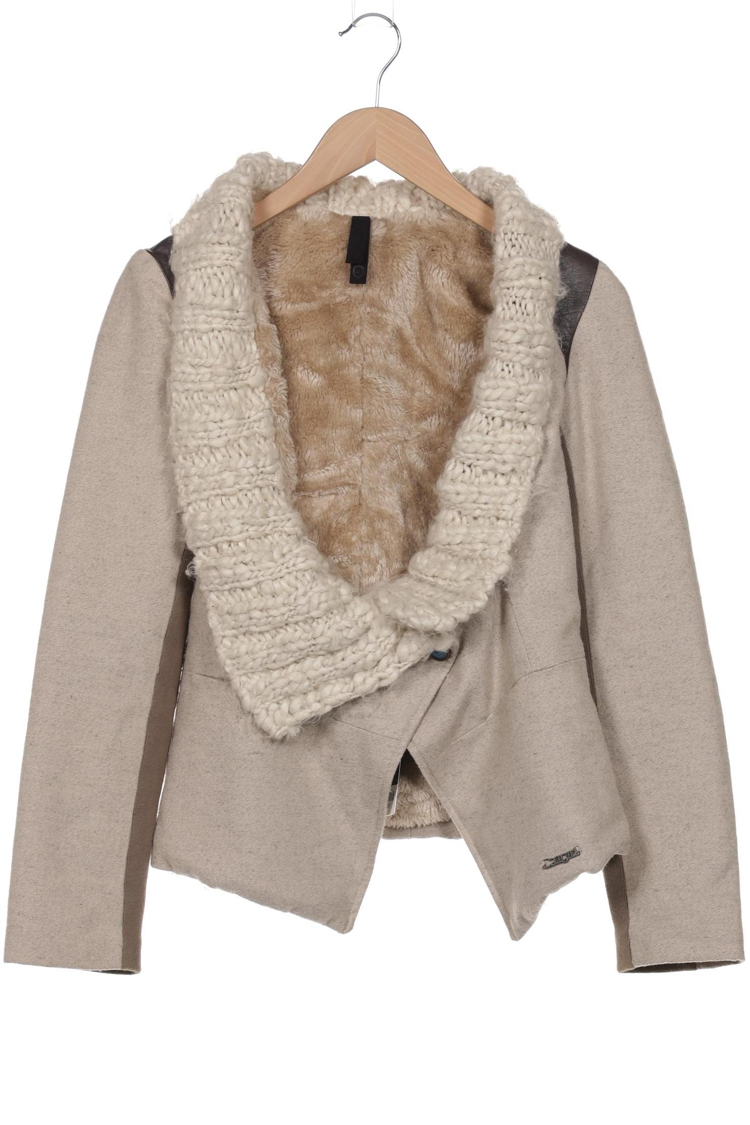 

Desigual Damen Jacke, beige, Gr. 38