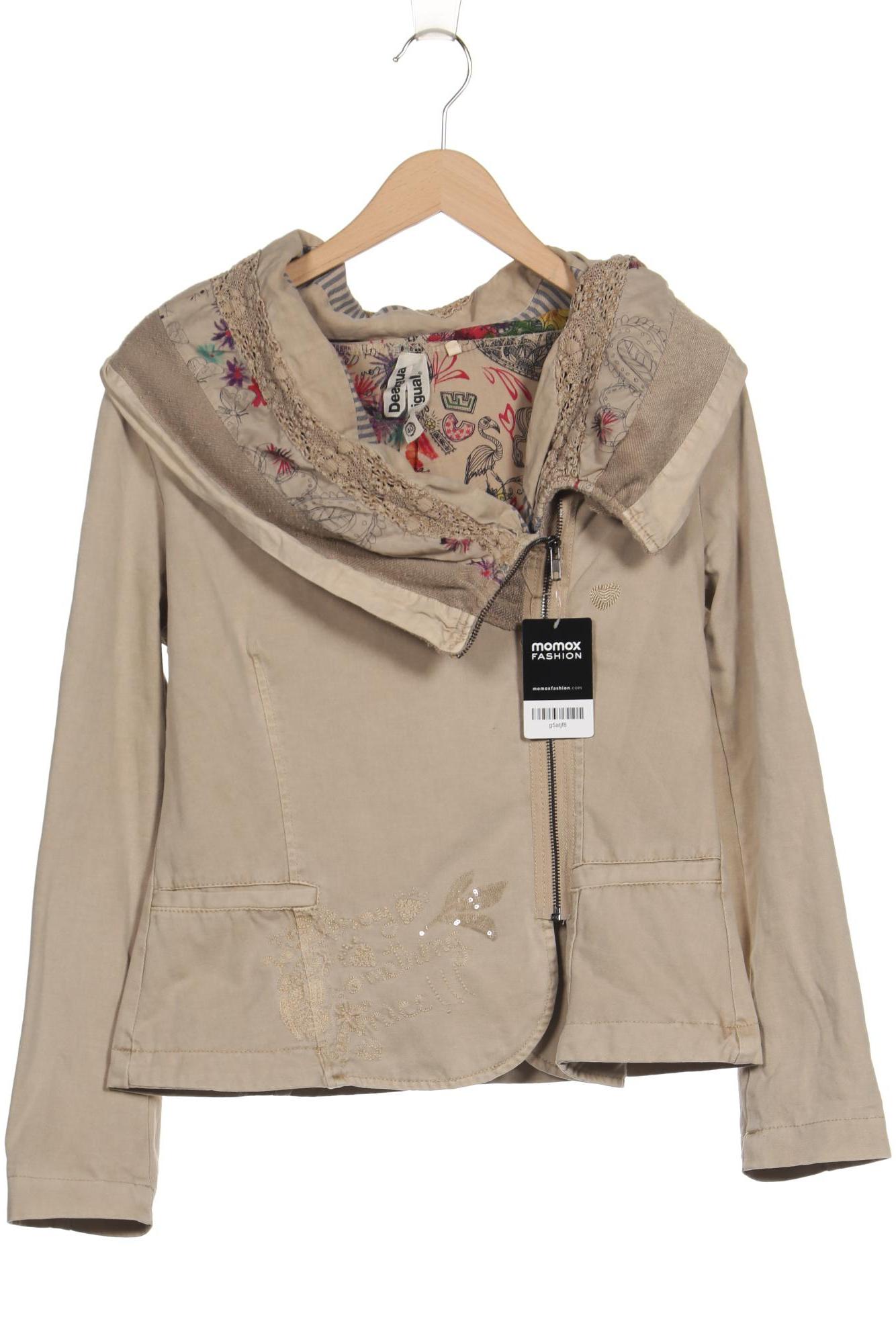 

Desigual Damen Jacke, beige, Gr. 40