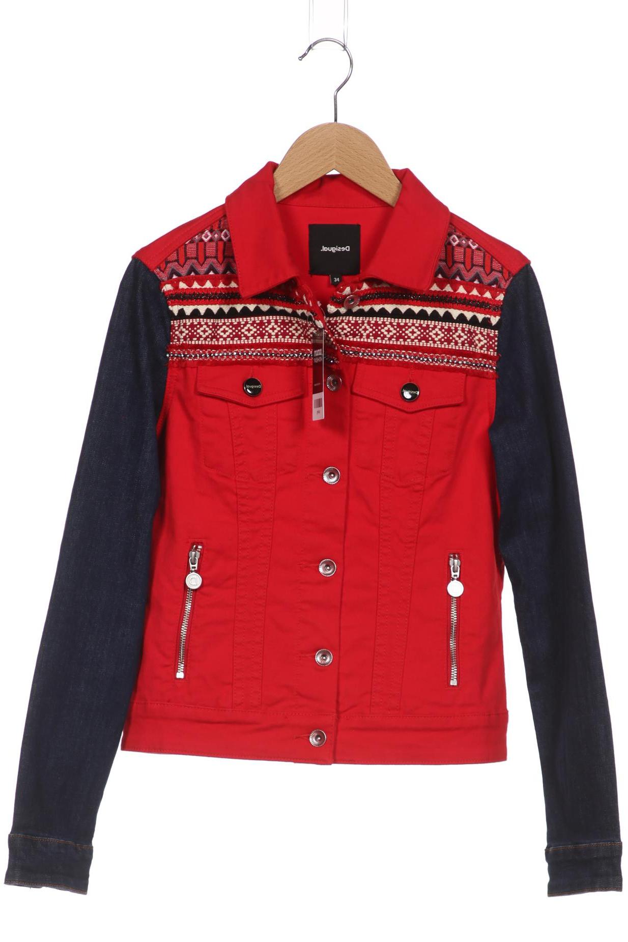 

Desigual Damen Jacke, rot, Gr. 34