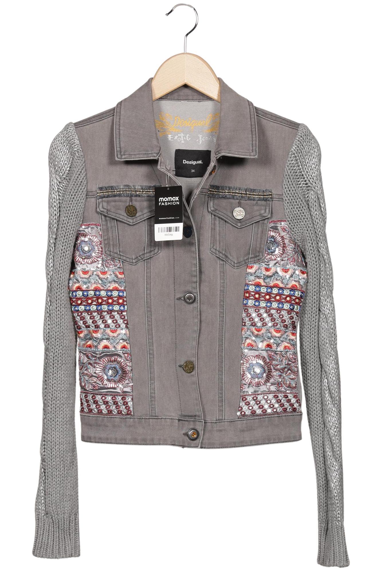 

Desigual Damen Jacke, grau, Gr. 34