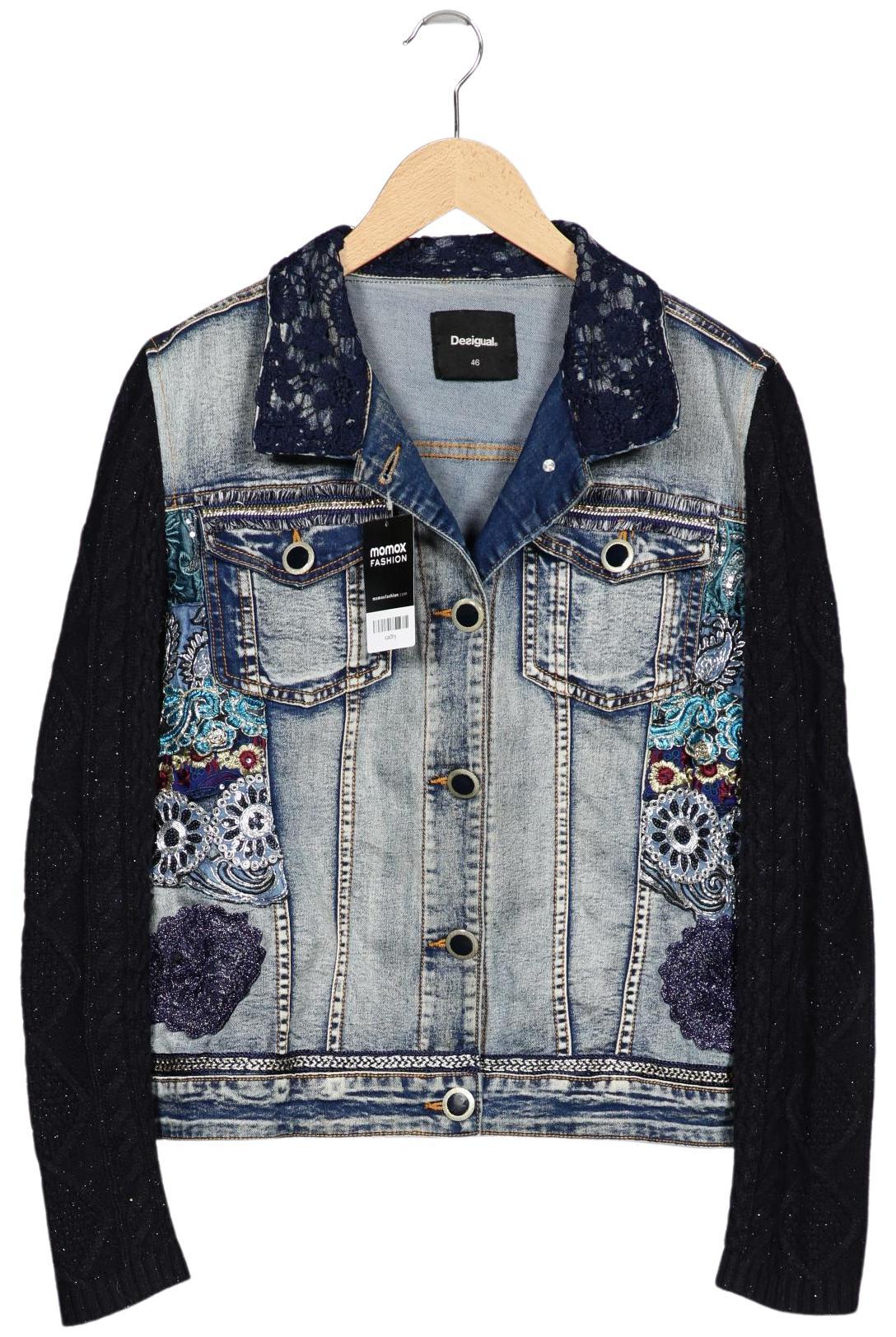 

Desigual Damen Jacke, marineblau, Gr. 46