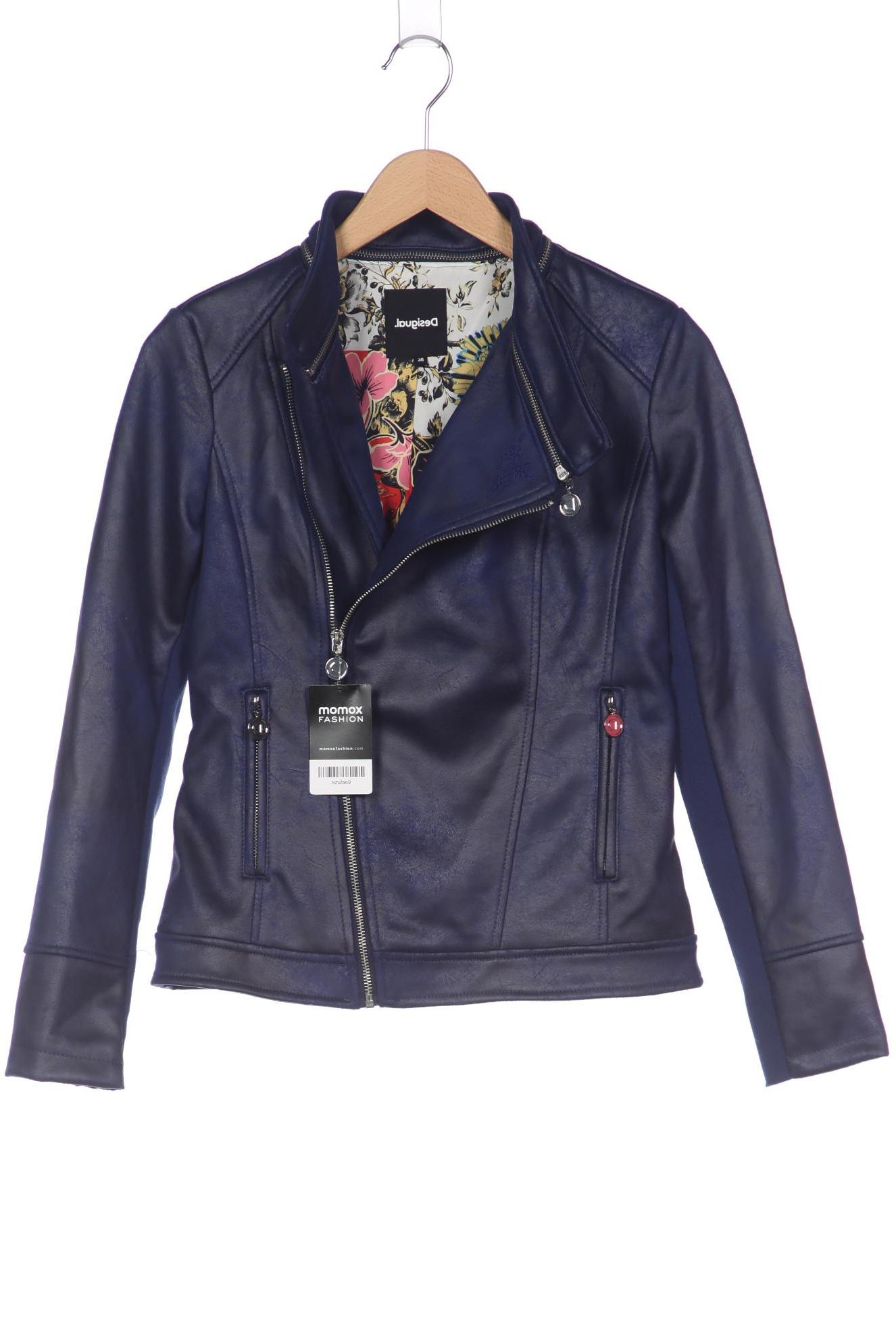 

Desigual Damen Jacke, marineblau, Gr. 36
