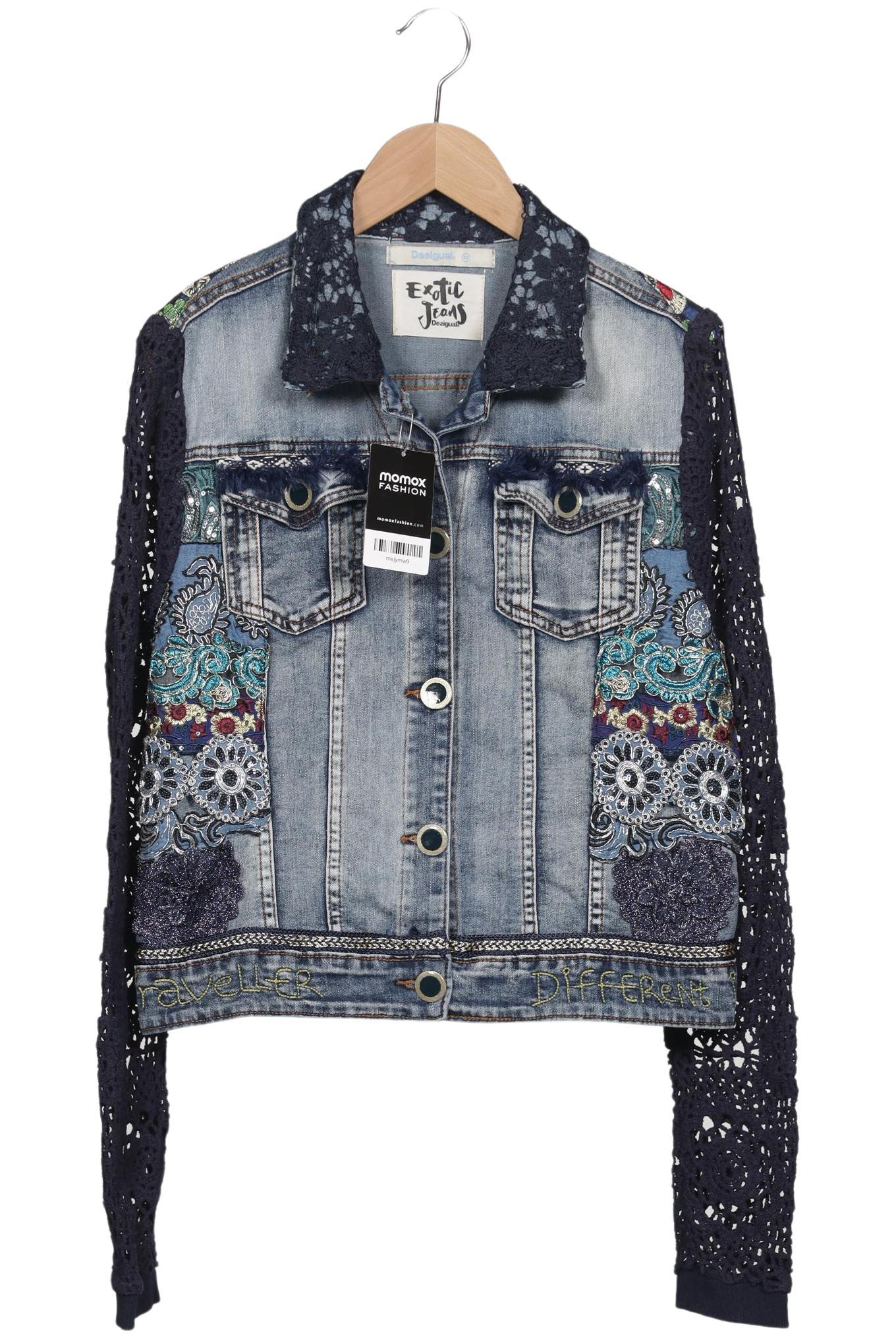 

Desigual Damen Jacke, marineblau, Gr. 38