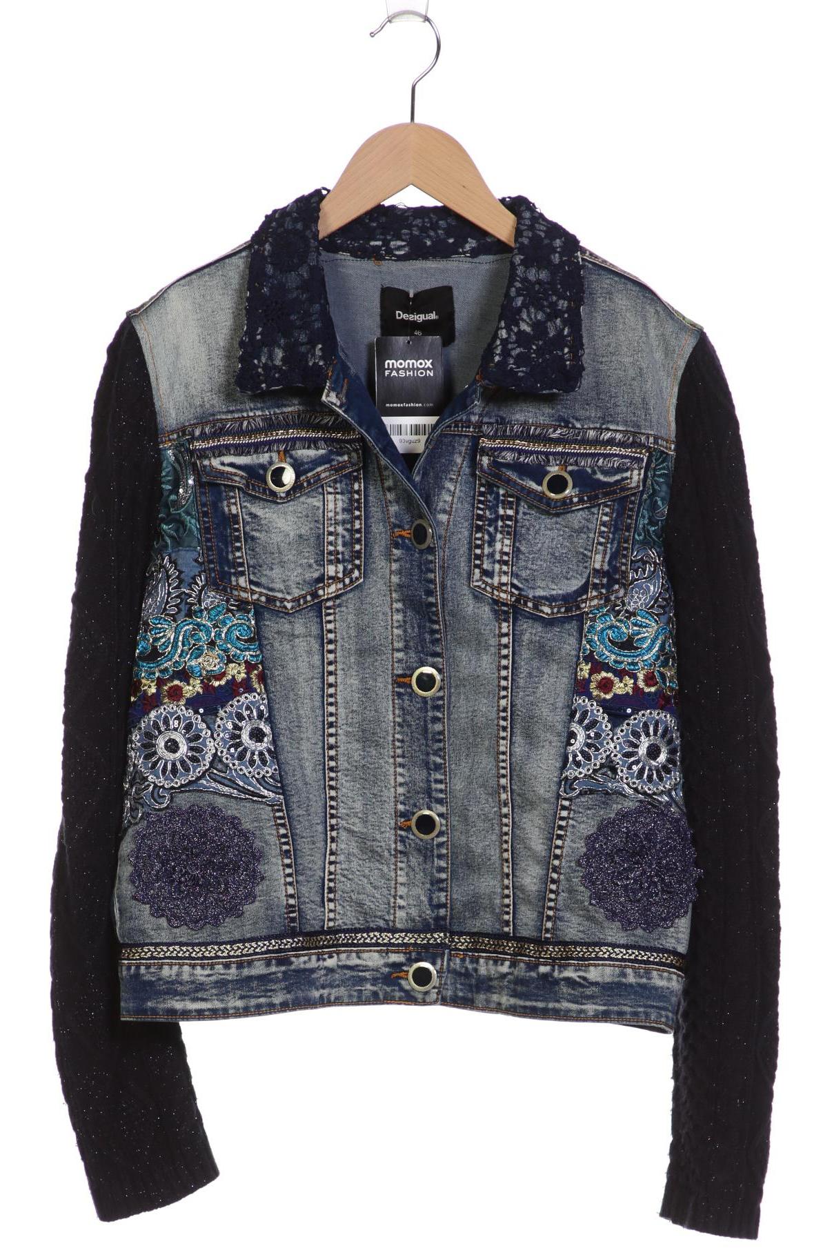 

Desigual Damen Jacke, marineblau, Gr. 46