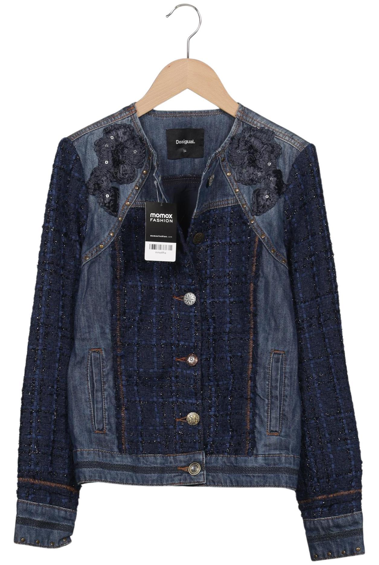 

Desigual Damen Jacke, marineblau, Gr. 34