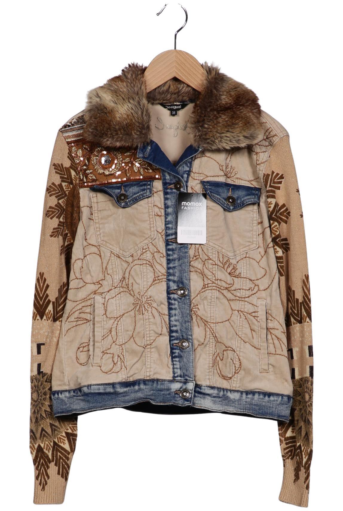 

Desigual Damen Jacke, beige, Gr. 38