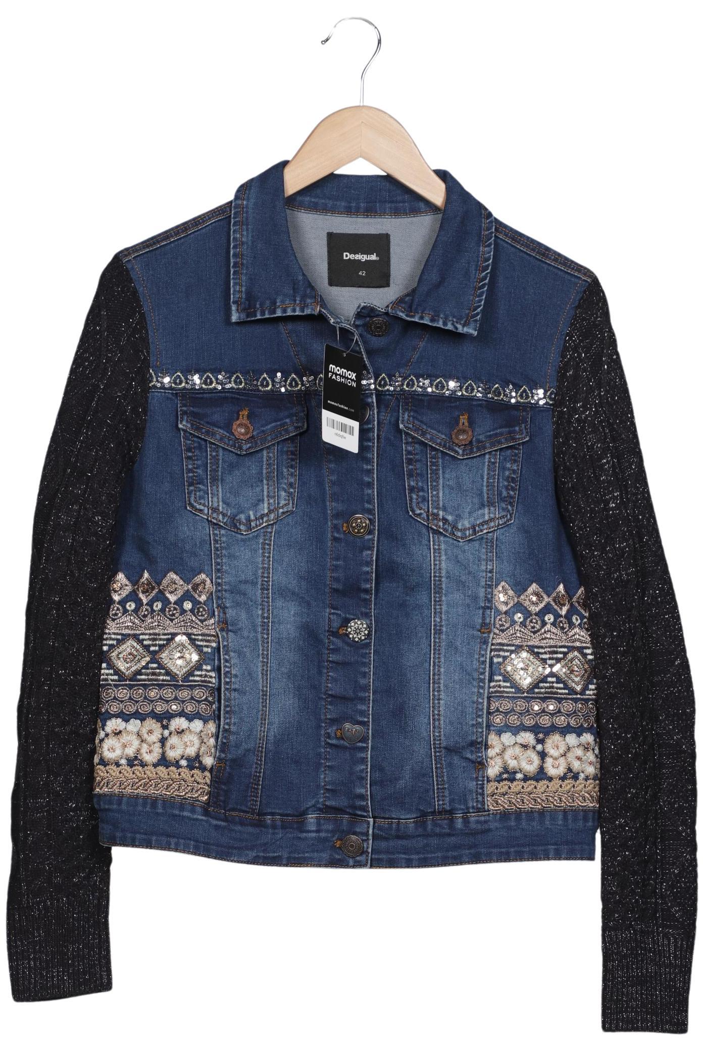 

Desigual Damen Jacke, marineblau, Gr. 42