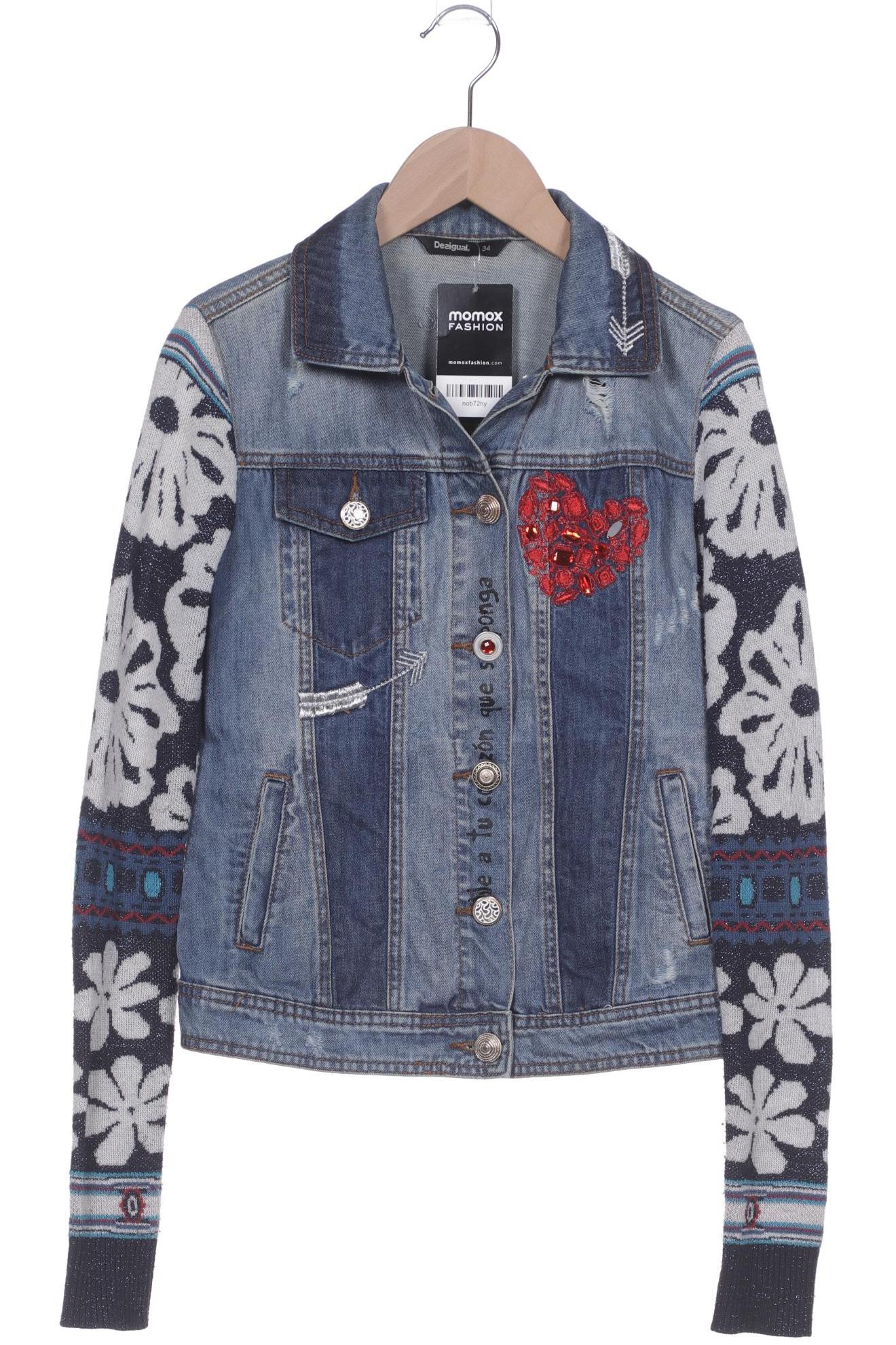 

Desigual Damen Jacke, blau, Gr. 34