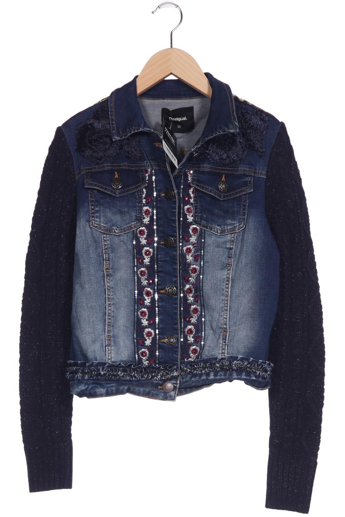 

Desigual Damen Jacke, marineblau, Gr. 36