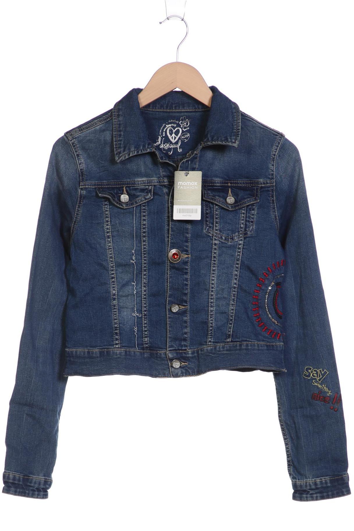 

Desigual Damen Jacke, blau, Gr. 38