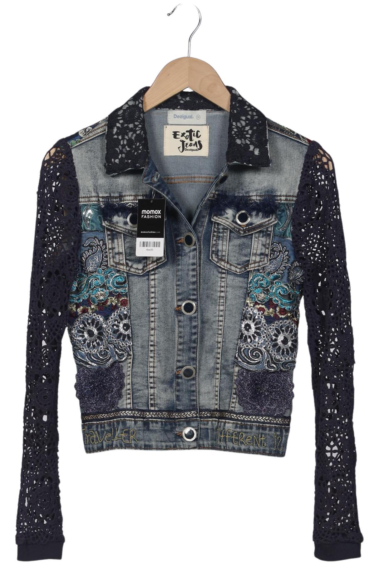 

Desigual Damen Jacke, marineblau, Gr. 36