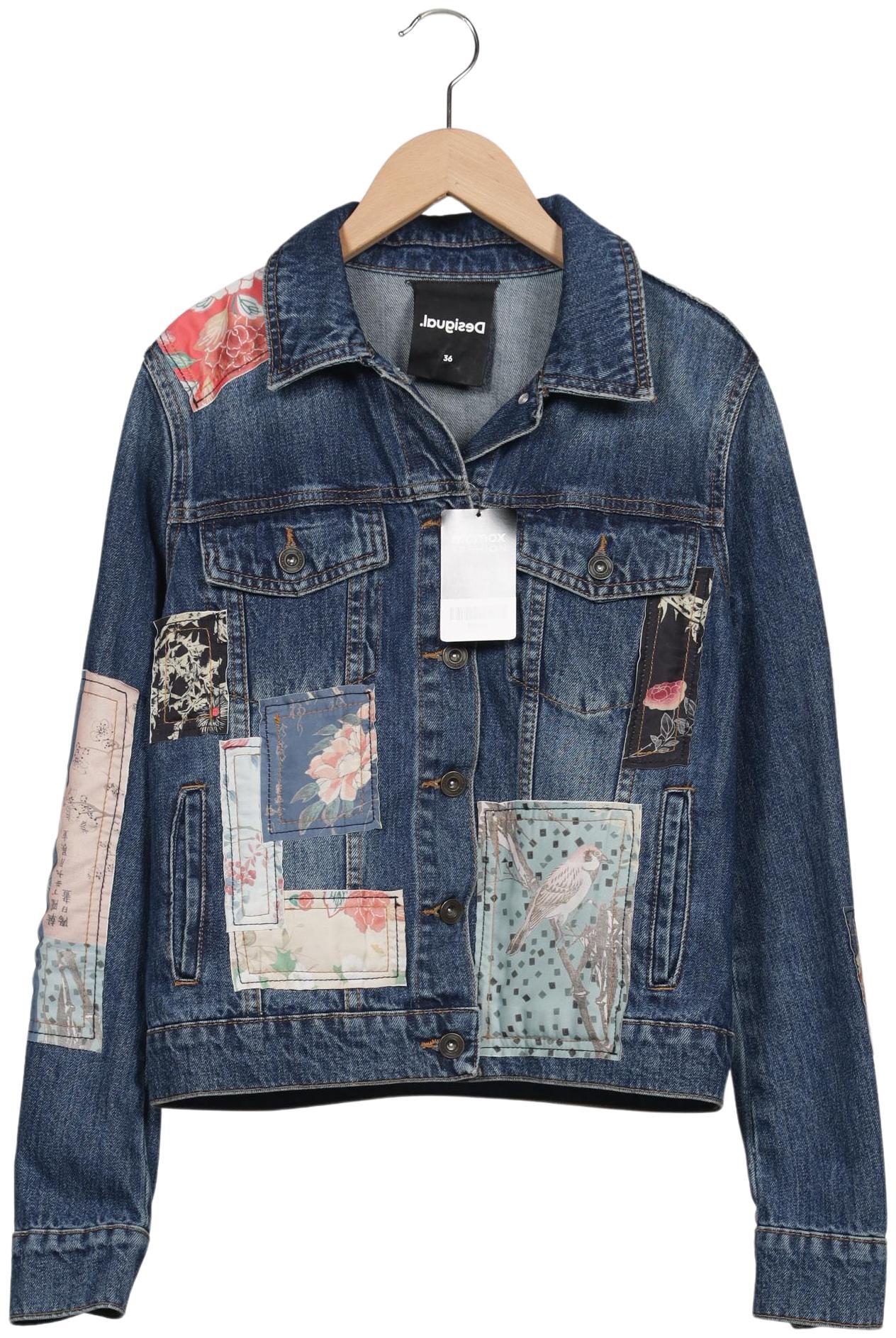 

Desigual Damen Jacke, marineblau, Gr. 36