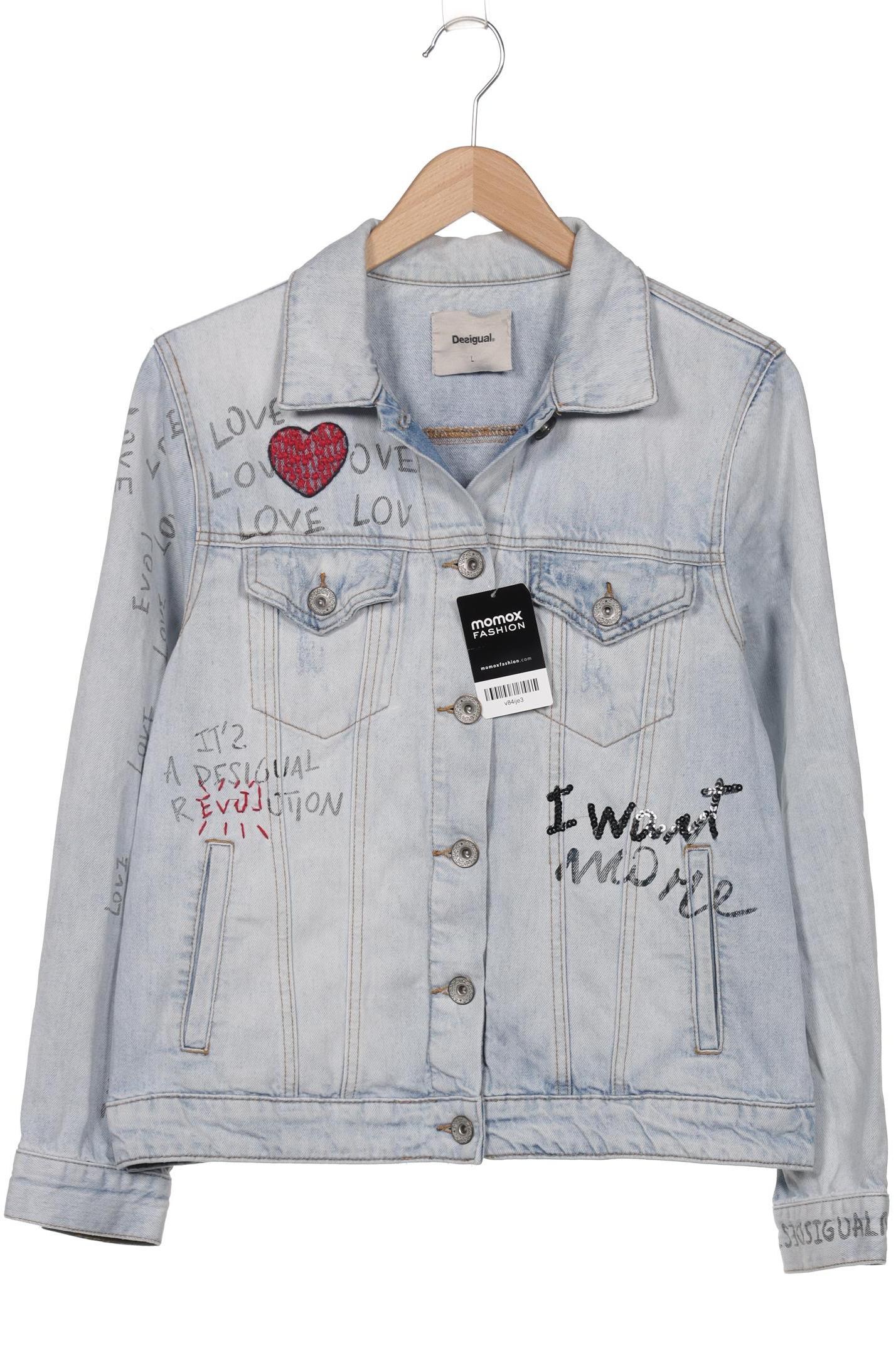 

Desigual Damen Jacke, hellblau, Gr. 42