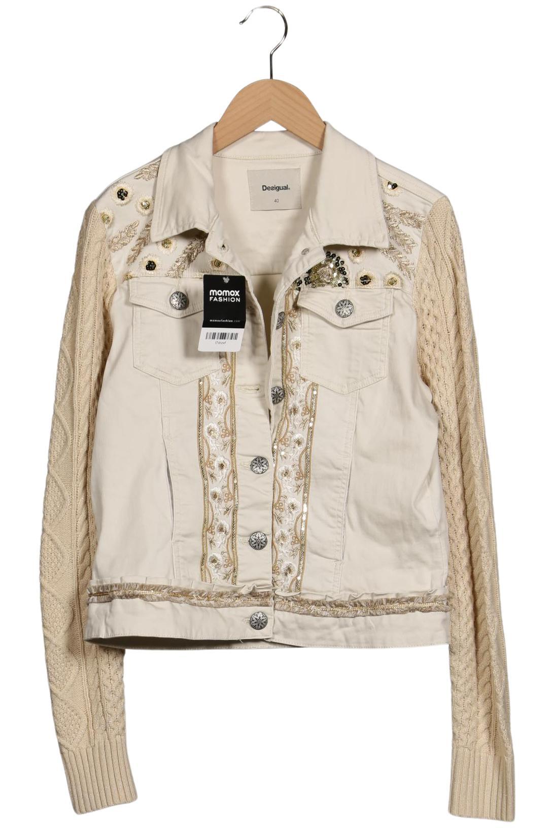 

Desigual Damen Jacke, beige, Gr. 40