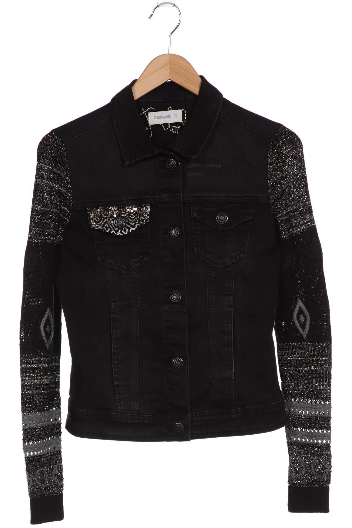 

Desigual Damen Jacke, schwarz, Gr. 38
