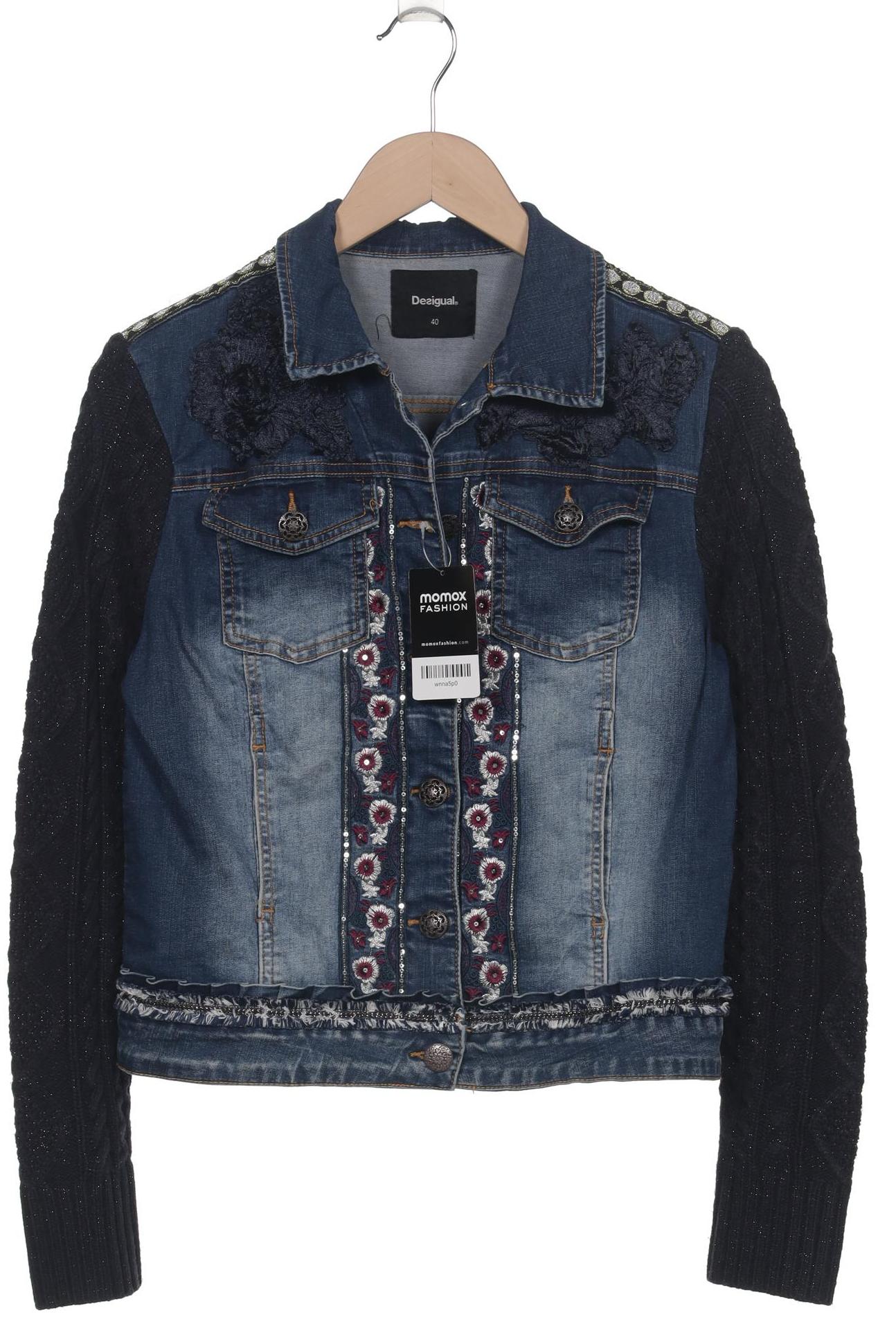 

Desigual Damen Jacke, marineblau, Gr. 40