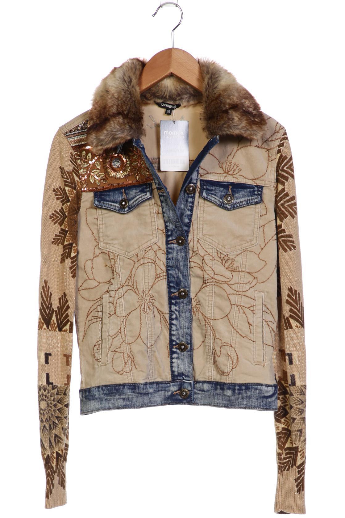 

Desigual Damen Jacke, beige, Gr. 36