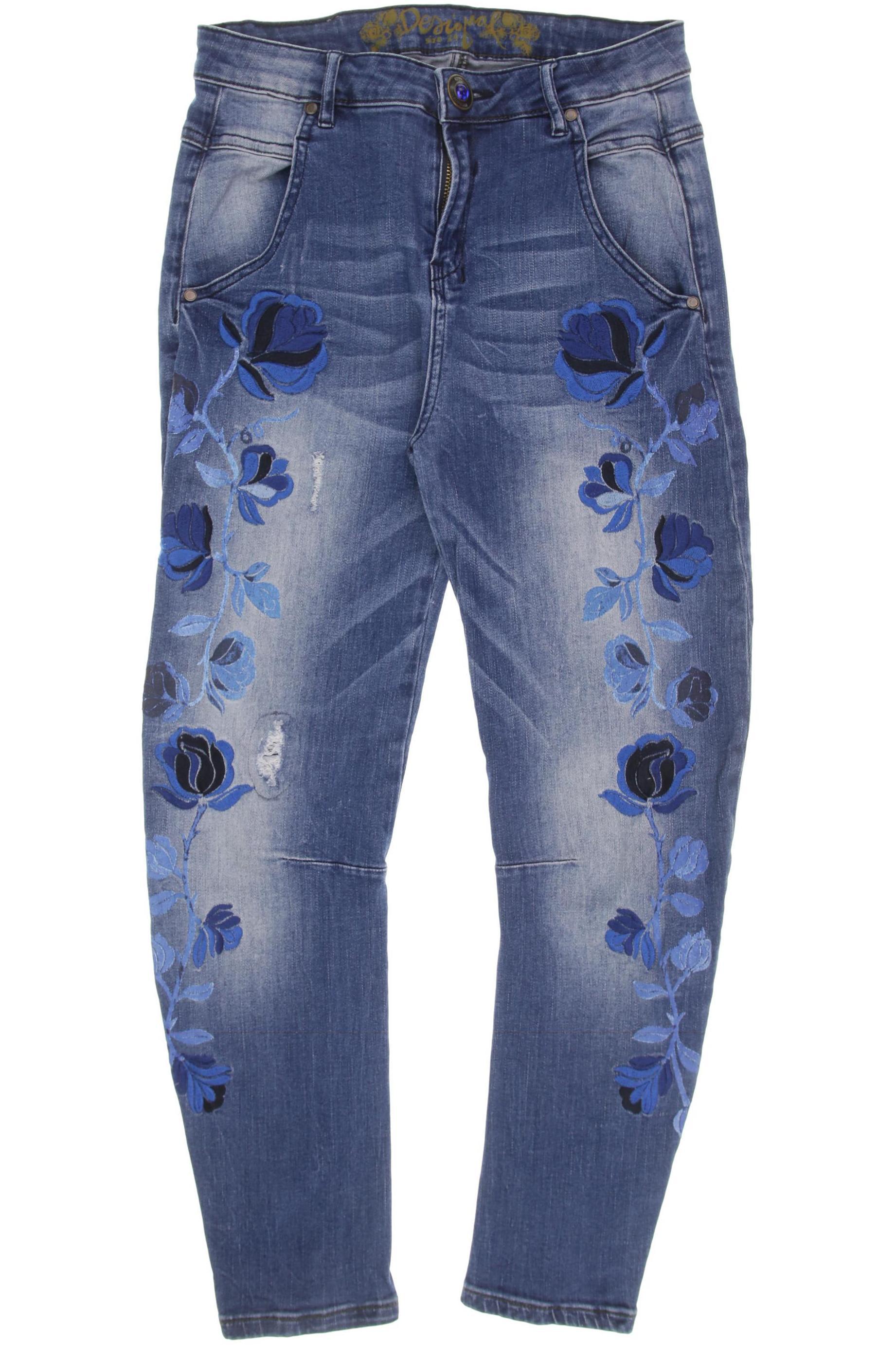 

Desigual Damen Jeans, blau, Gr. 24