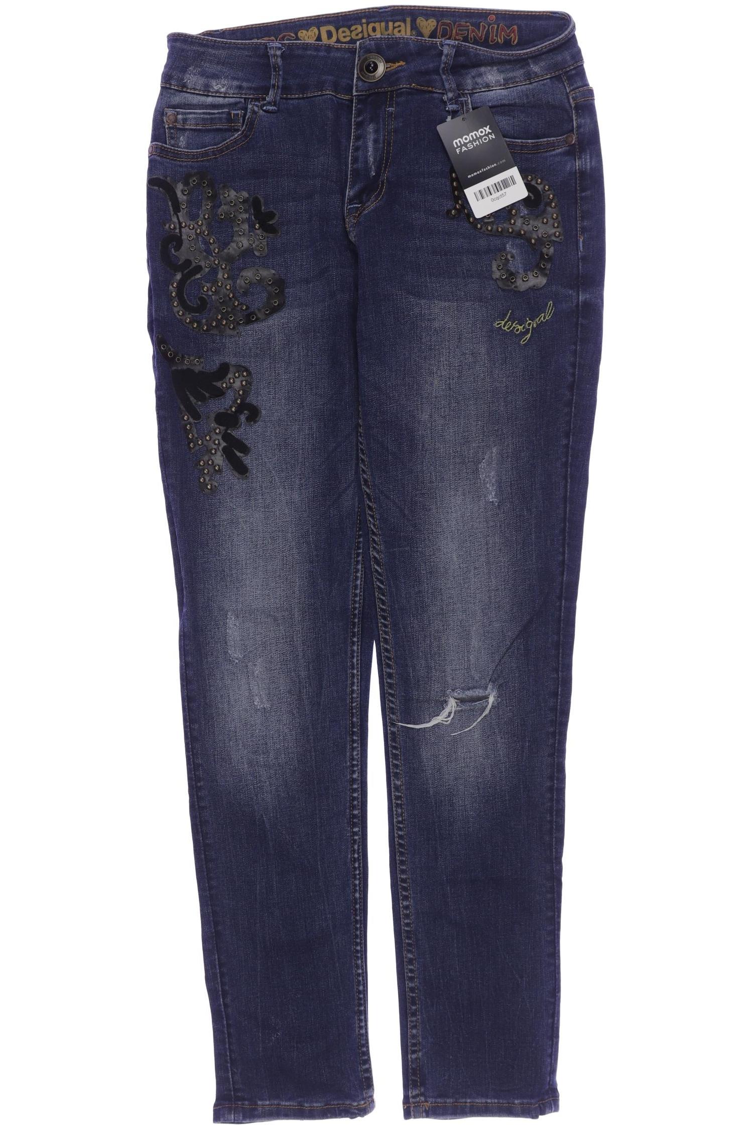 

Desigual Damen Jeans, marineblau, Gr. 27